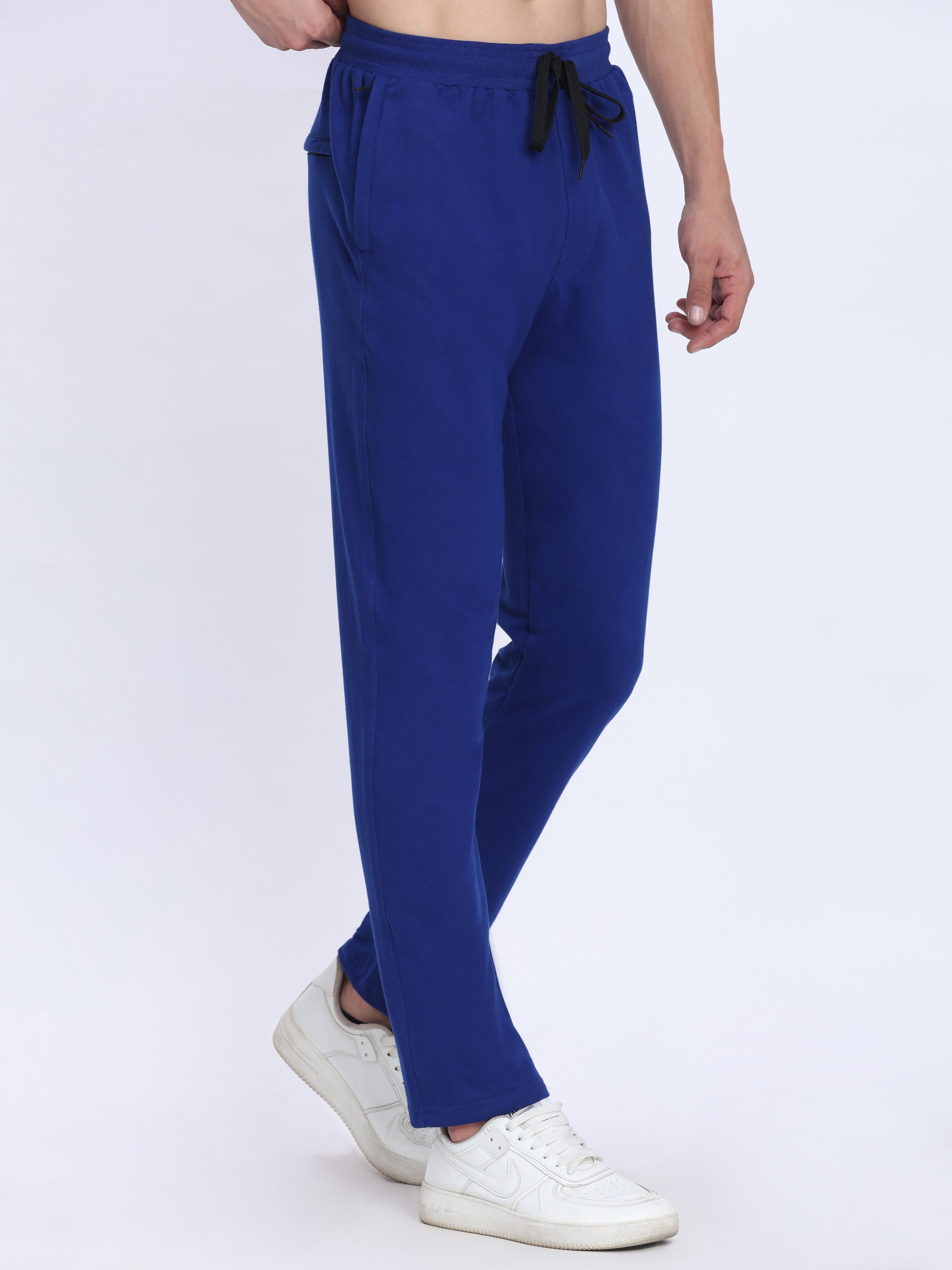 Men's Premium Cotton Terry Track Pant | Cozy Stretch Fit for Gym & Casual.