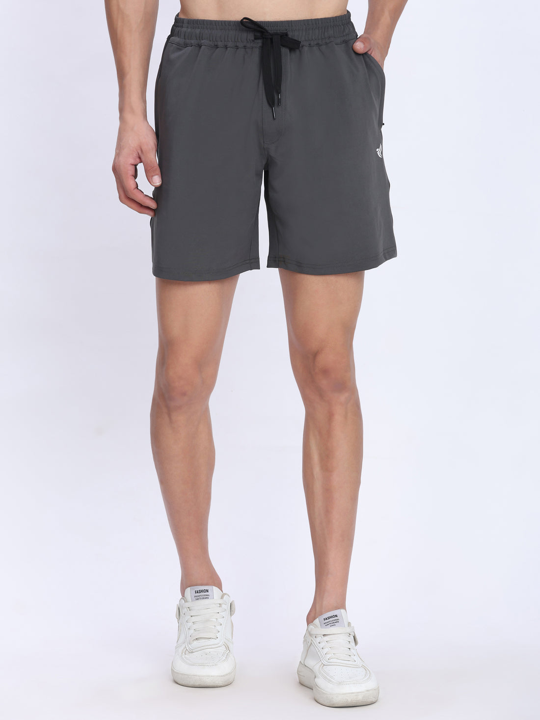 Dpassion Men Training Shorts Grey Quick Dry Gym Activewear