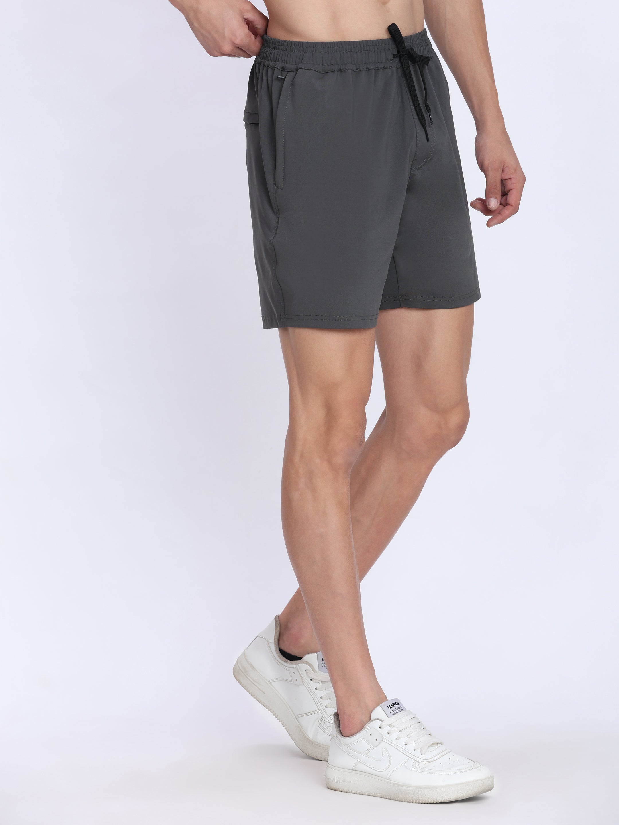 Men's Athletic Performance Shorts - 4-Way Stretch with Moisture-Wicking Fabric