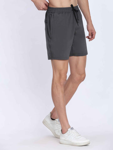 Dpassion Men Training Shorts Grey Quick Dry Gym Activewear