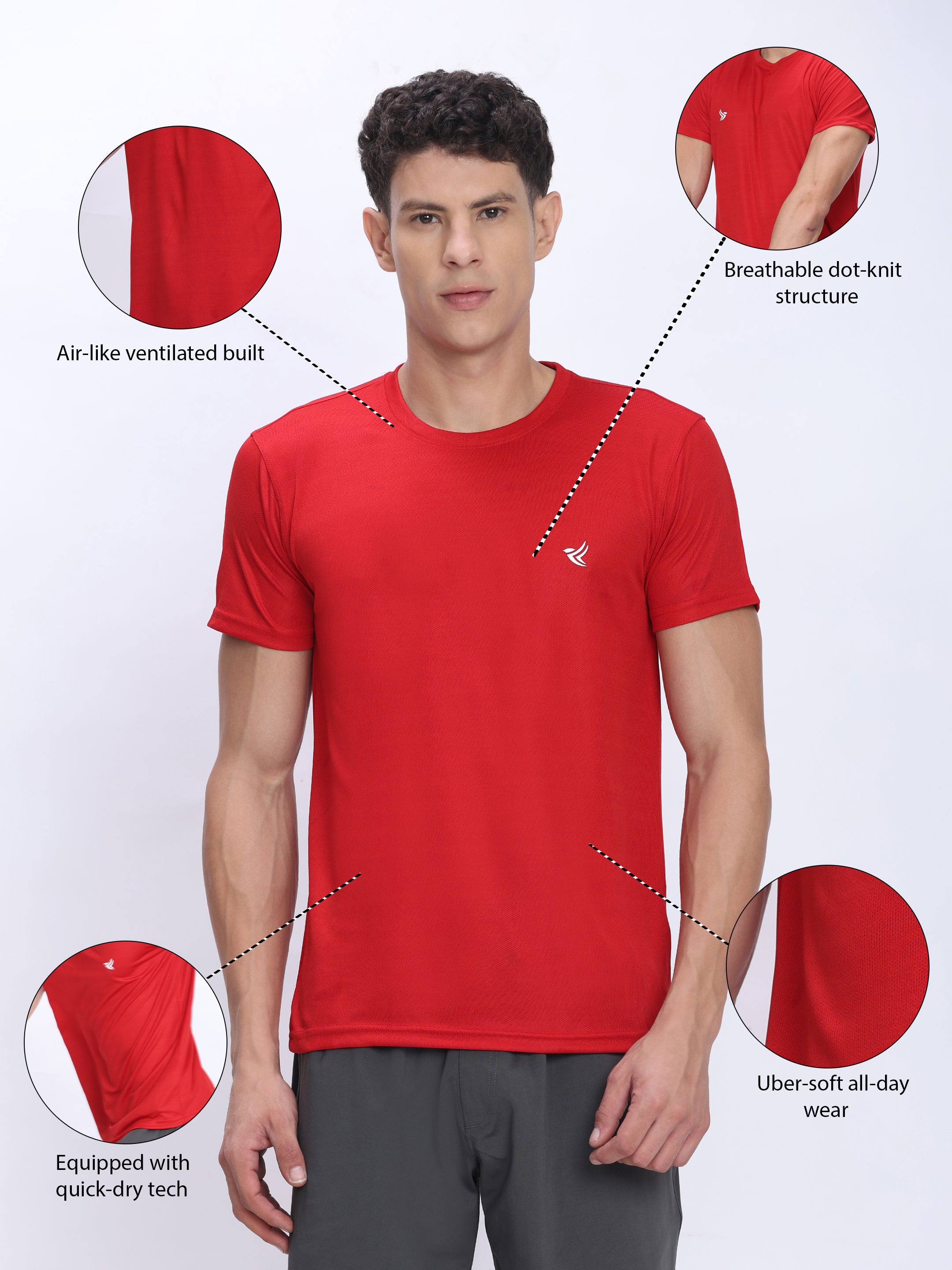 Men's Performance T-Shirt - Quick-Dry Tech