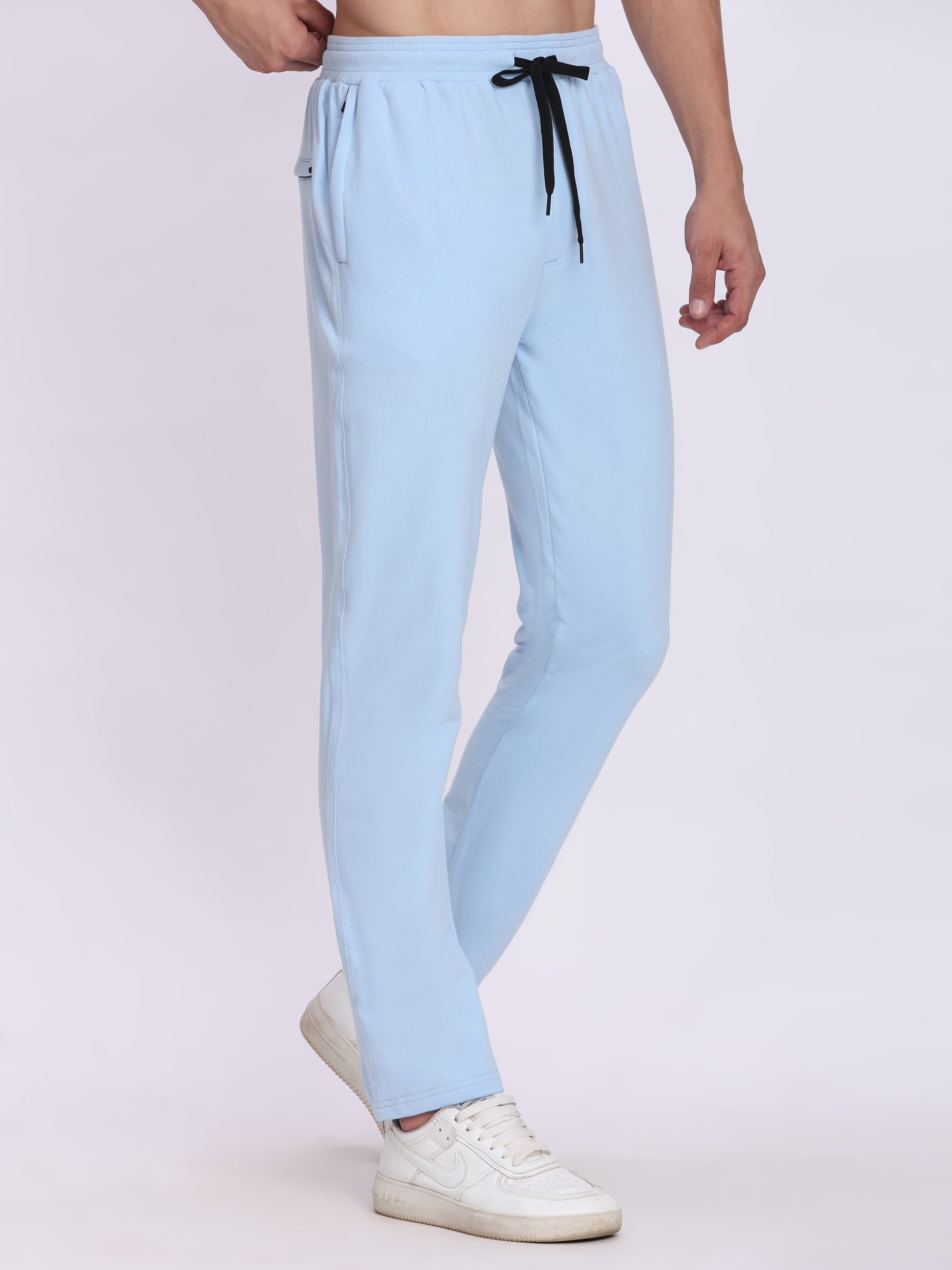 Men's Premium Cotton Terry Track Pant | Cozy Stretch Fit for Gym & Casual.