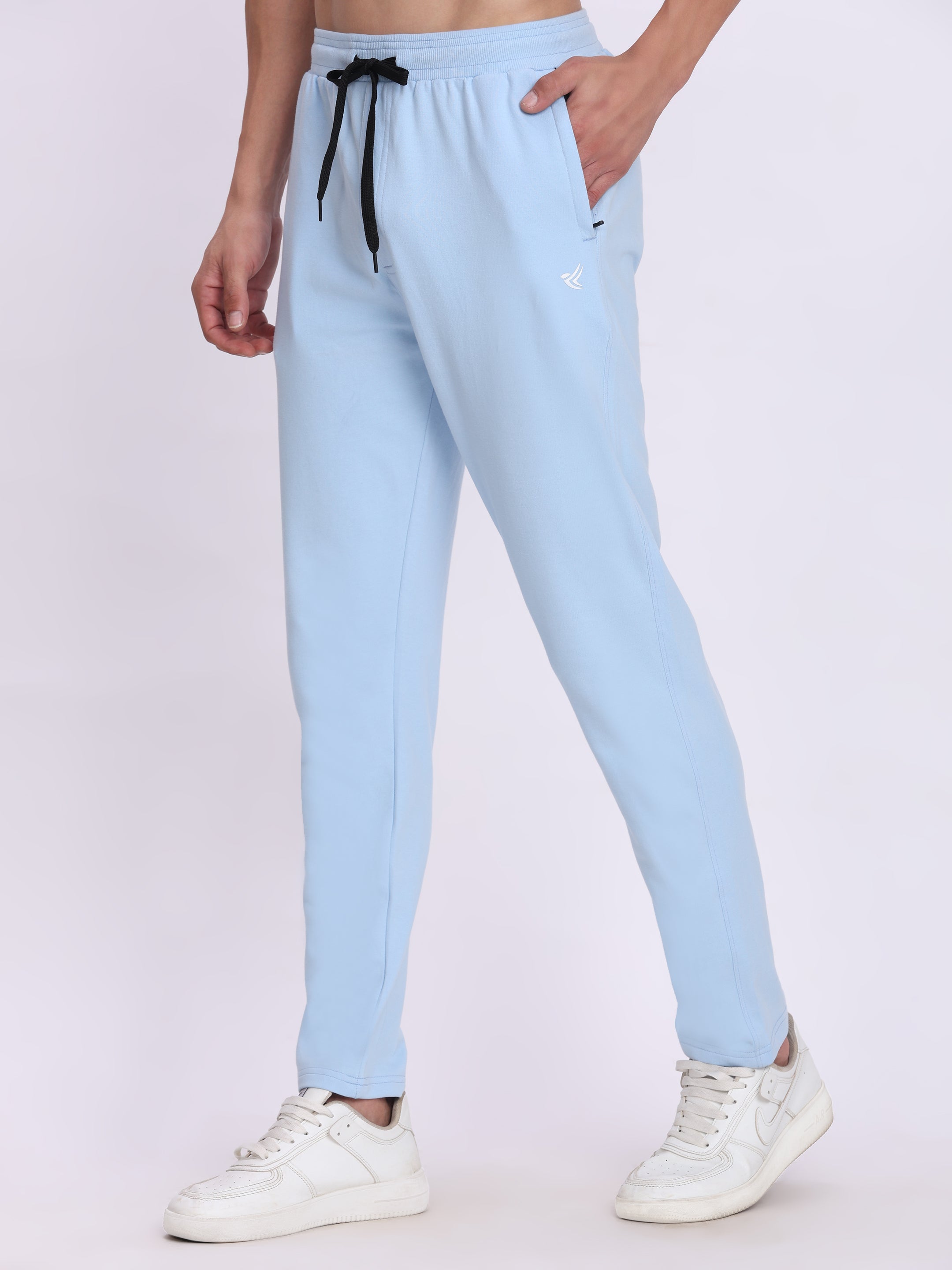 Men's Premium Cotton Terry Track Pant | Cozy Stretch Fit for Gym & Casual.