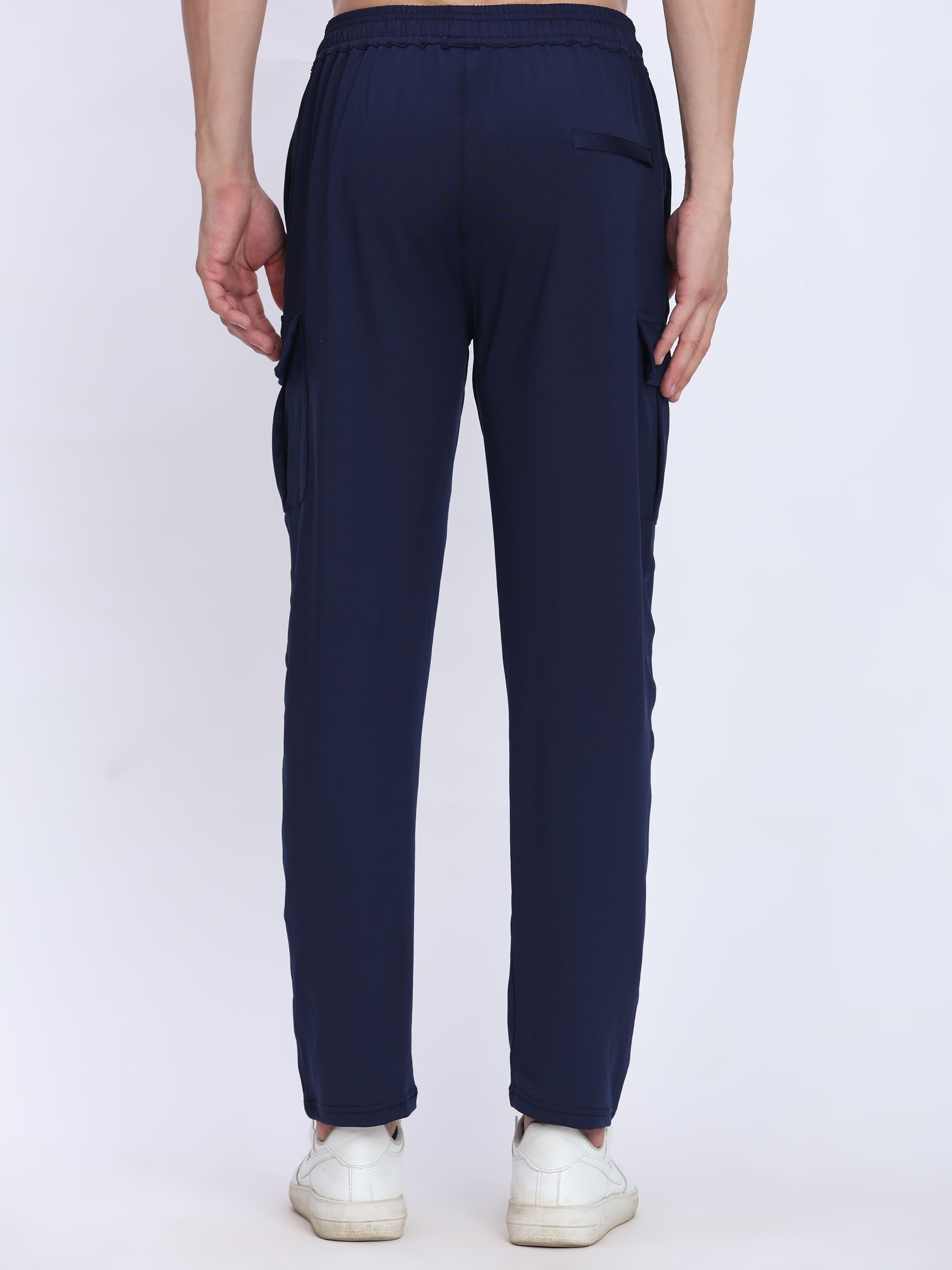 Men's Hyper-Motion Cargo Track Pants – 4-Way Stretch Engineered for Peak Performance