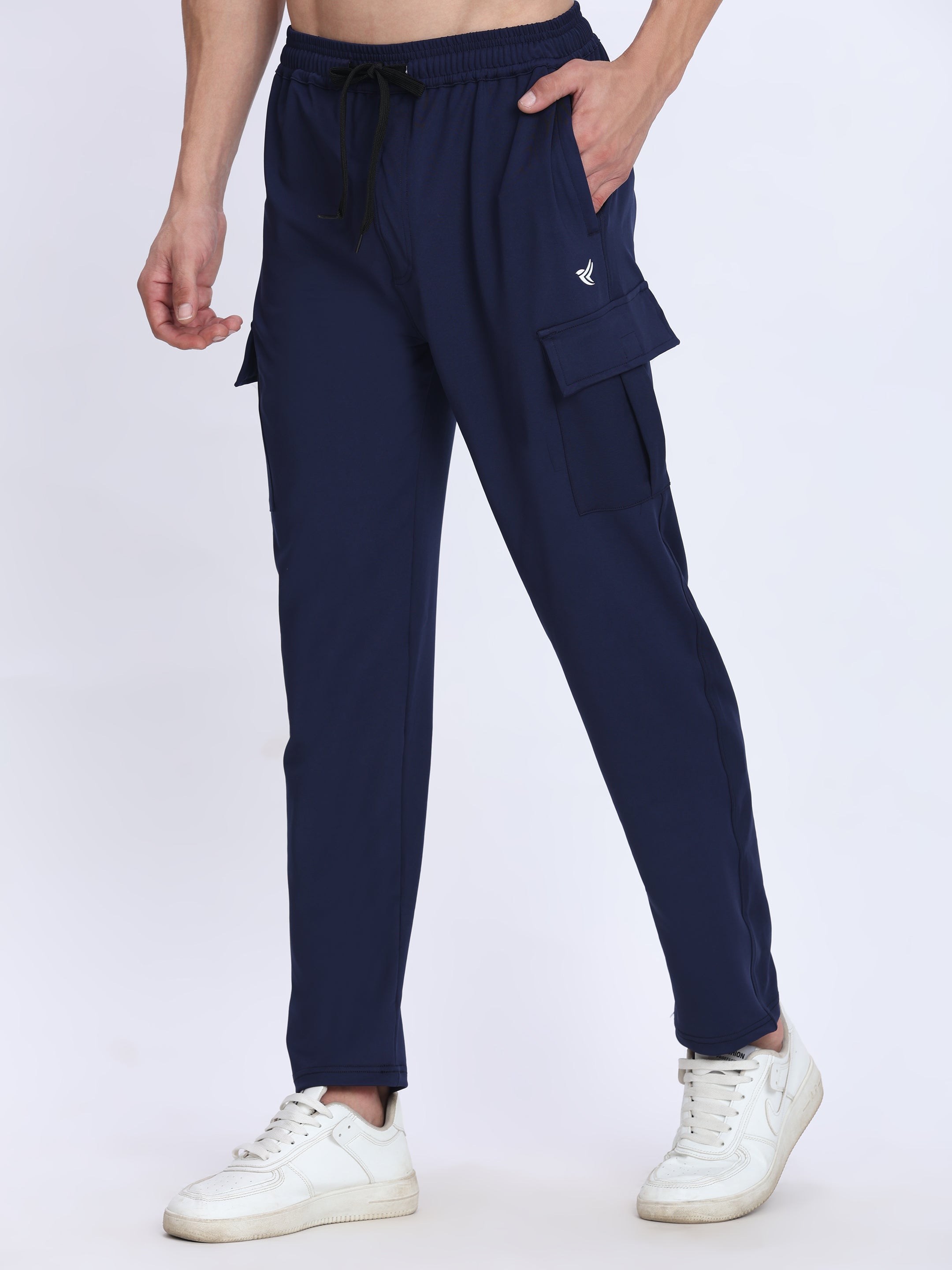 Men's Hyper-Motion Cargo Track Pants – 4-Way Stretch Engineered for Peak Performance