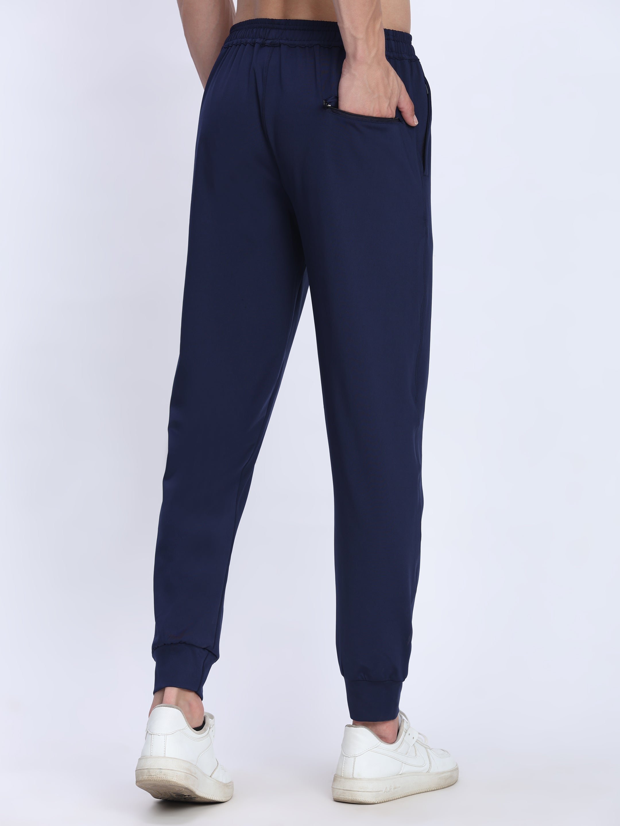 Men's Hyper-Flex Training Joggers | Adaptive Drawstring, Zip Pockets & Premium Spandex Comfort