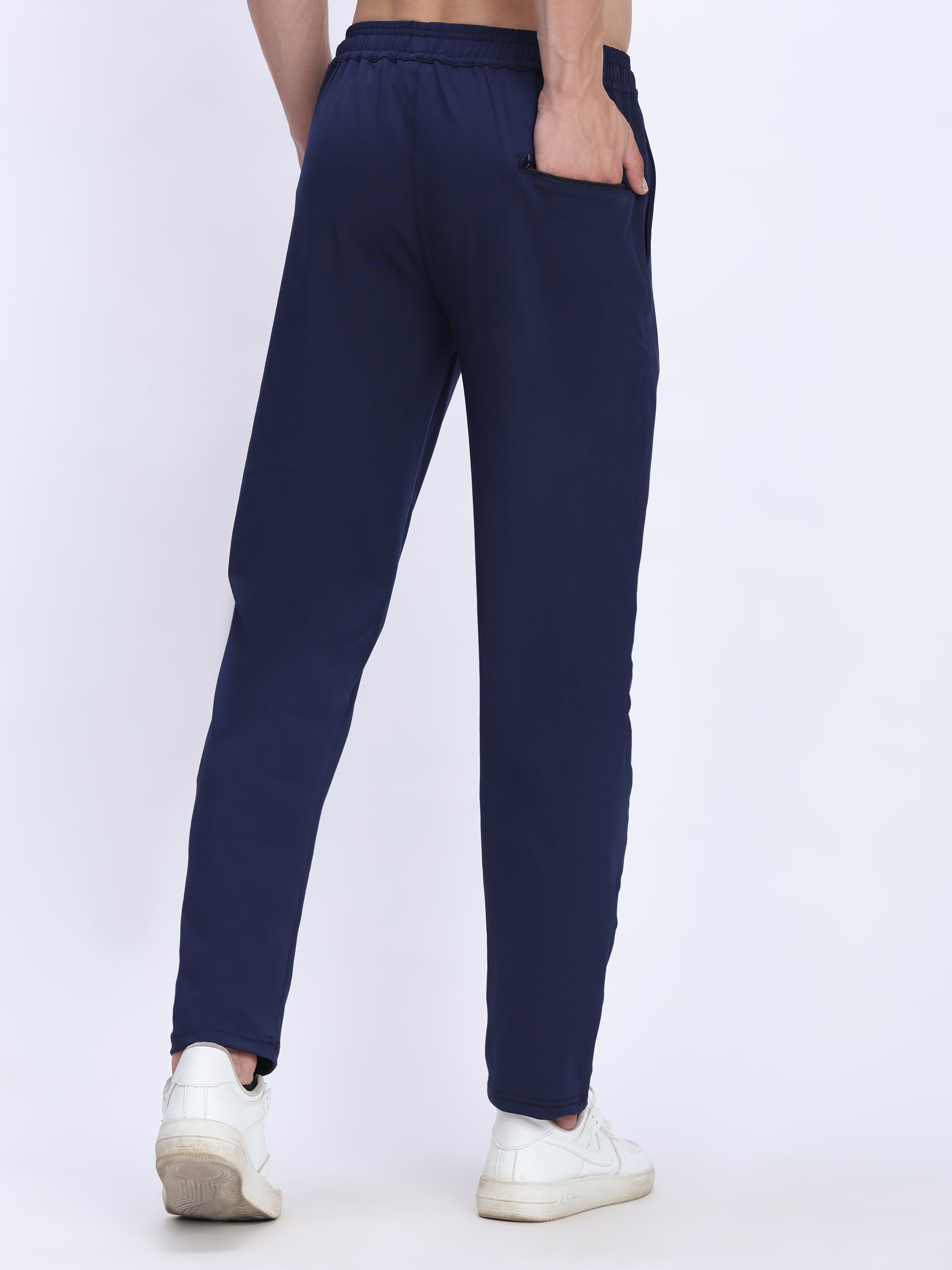 Men's Hyper-Flex Training Track Pant | Adaptive Drawstring, Zip Pockets & Premium Spandex Comfort