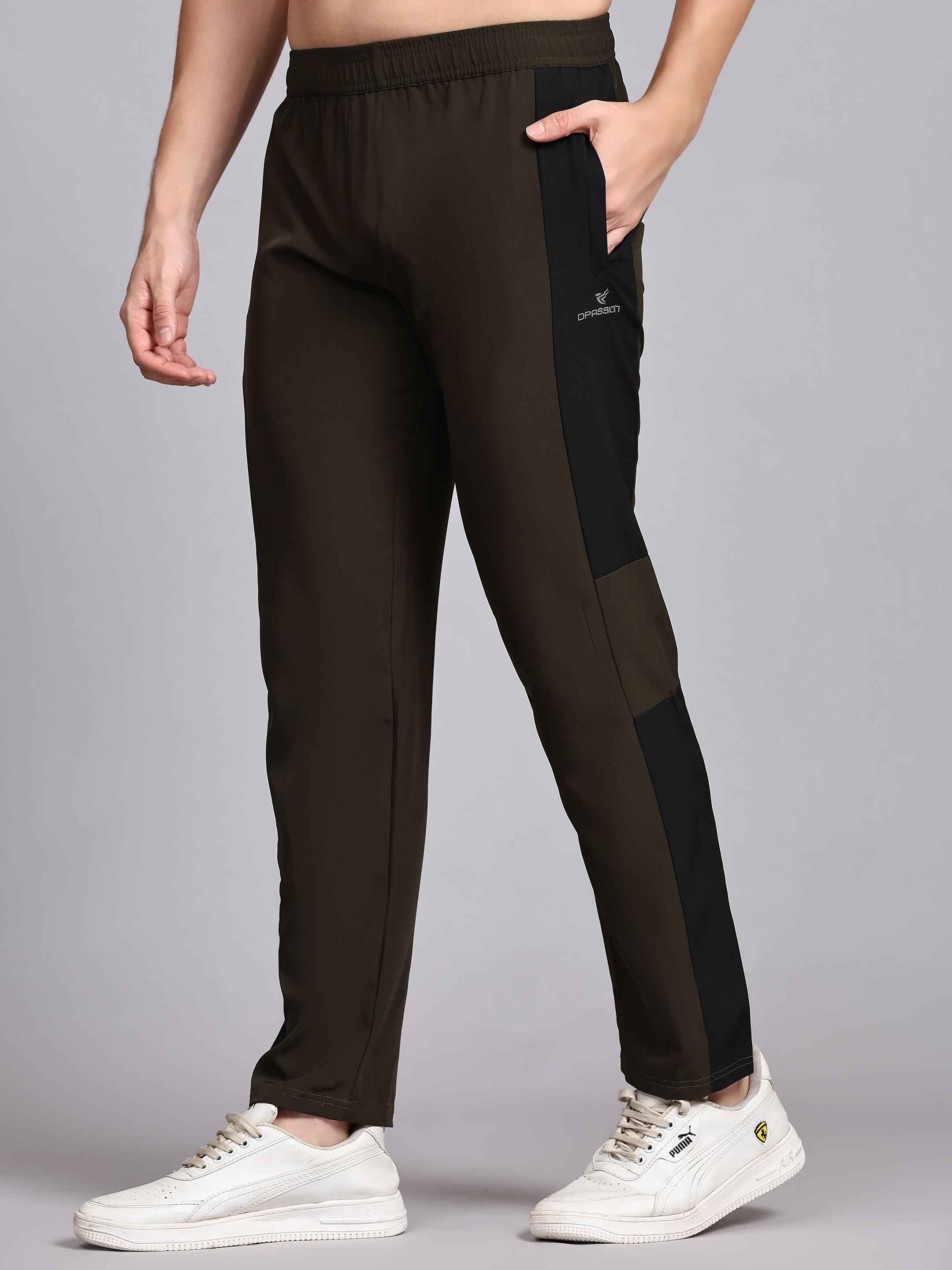 Dpassion Men's Gym Track Pants - Stretch Workout Activewear Bottoms for Ultimate Performance