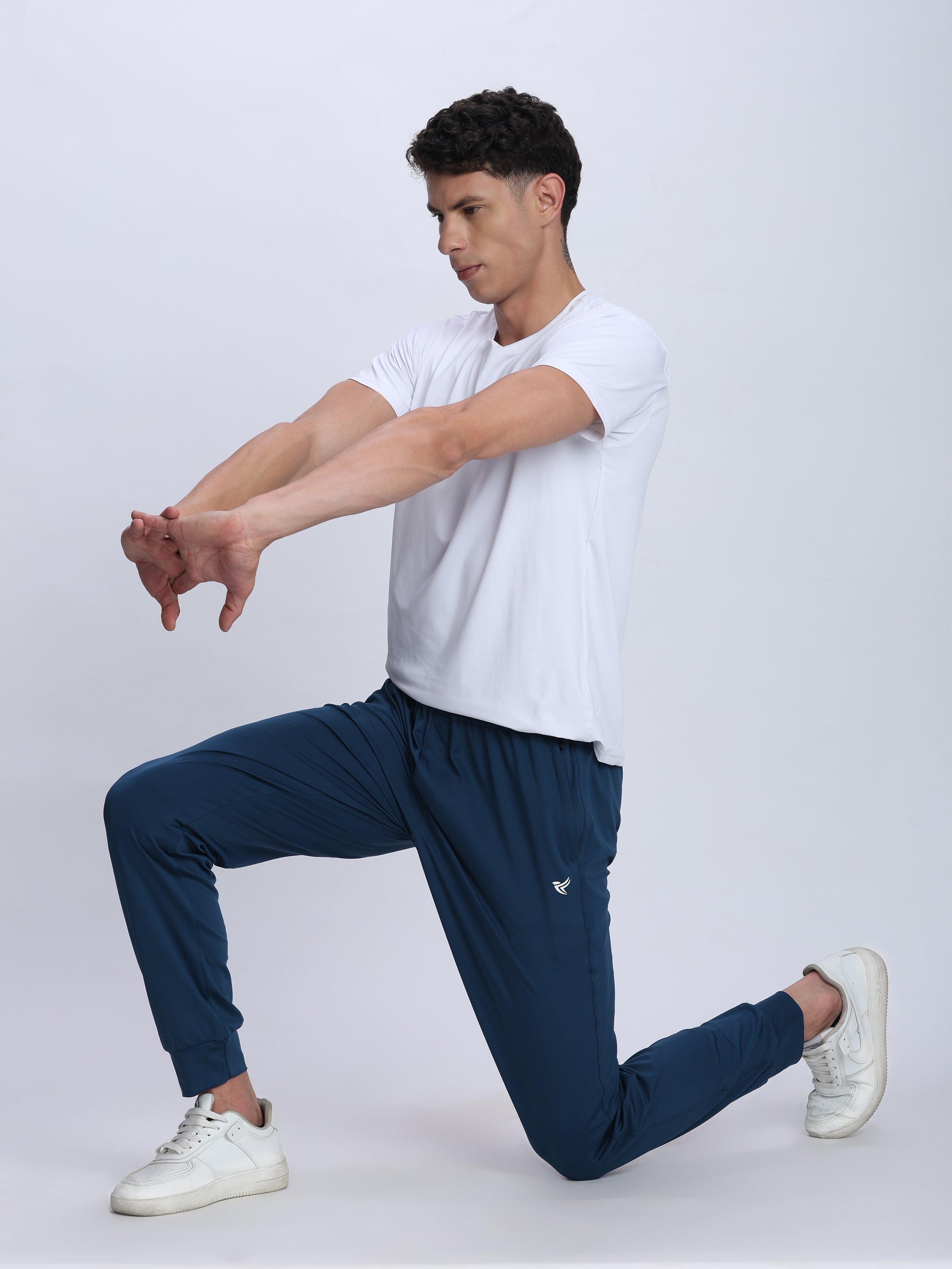 Men's Hyper-Flex Training Joggers | Adaptive Drawstring, Zip Pockets & Premium Spandex Comfort