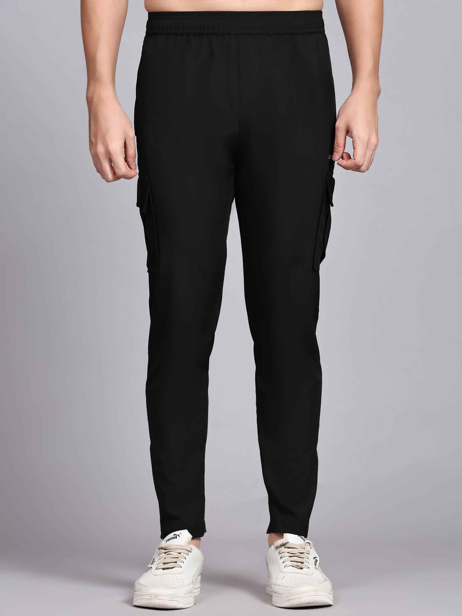 Dpassion Men's Multi-Sport Cargo Track Pants for Gym & Sport Activewear