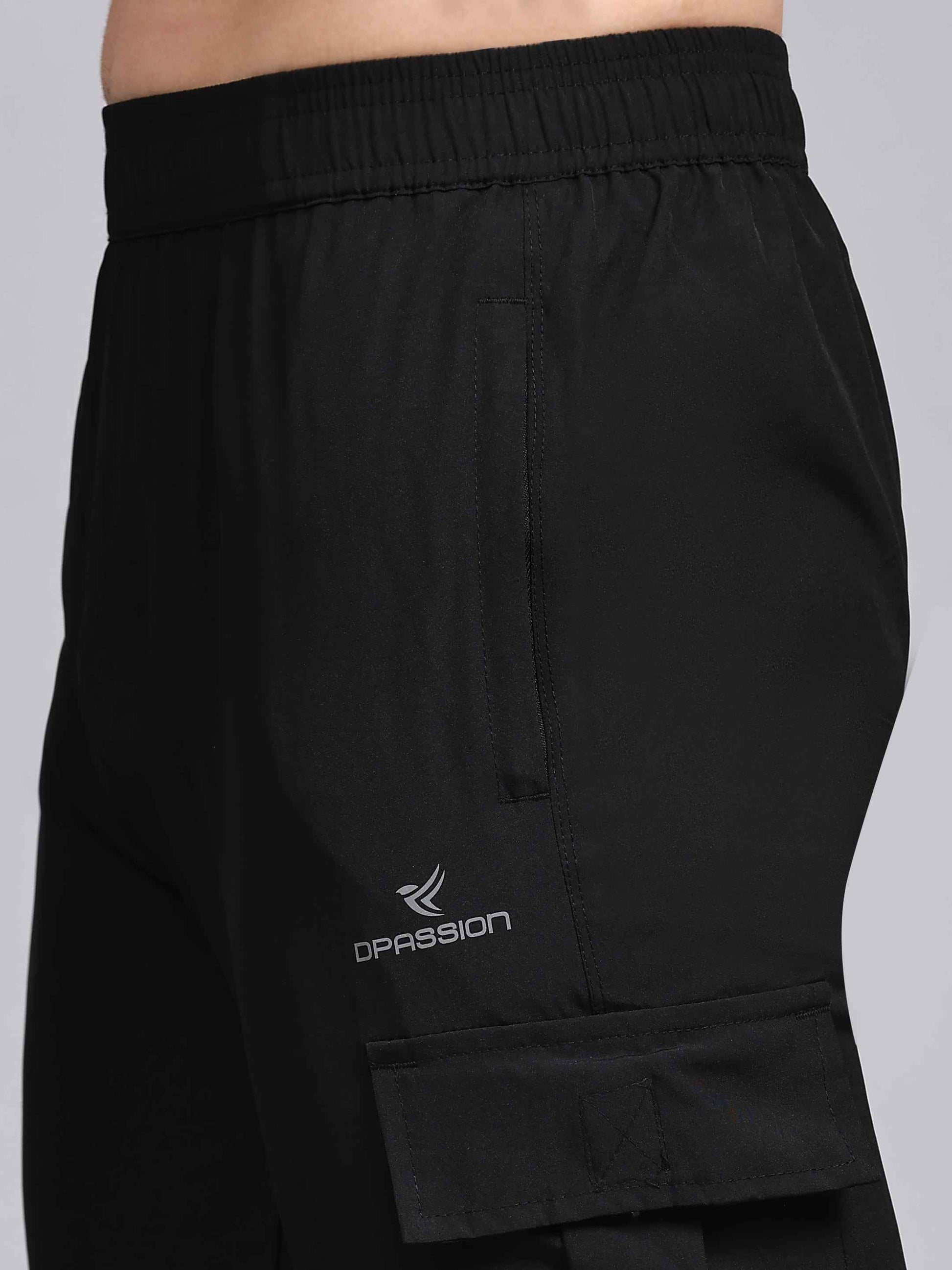 Dpassion Men's Multi-Sport Cargo Track Pants for Gym & Sport Activewear