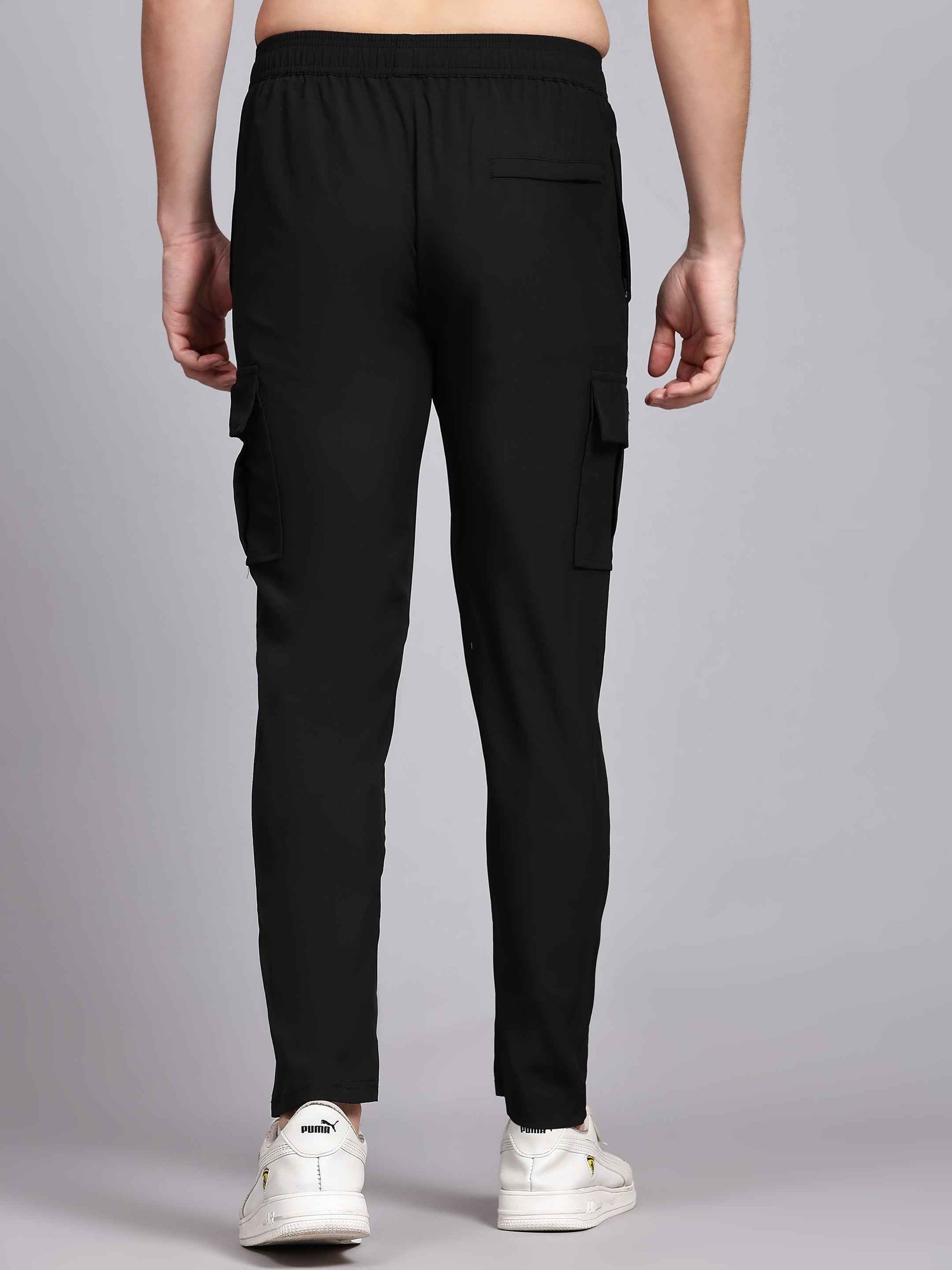 Dpassion Men's Multi-Sport Cargo Track Pants for Gym & Sport Activewear