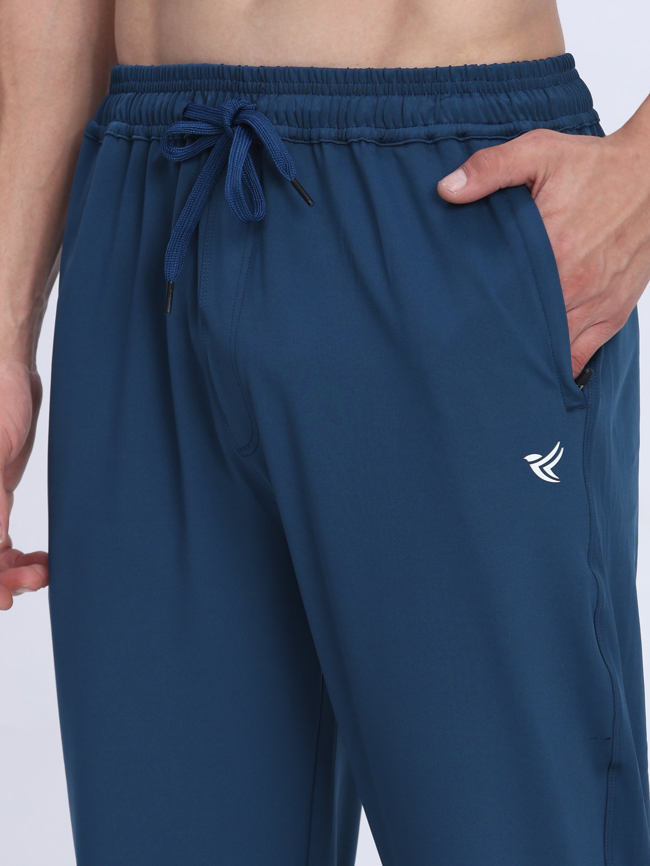 Men's Hyper-Flex Training Track Pant | Adaptive Drawstring, Zip Pockets & Premium Spandex Comfort