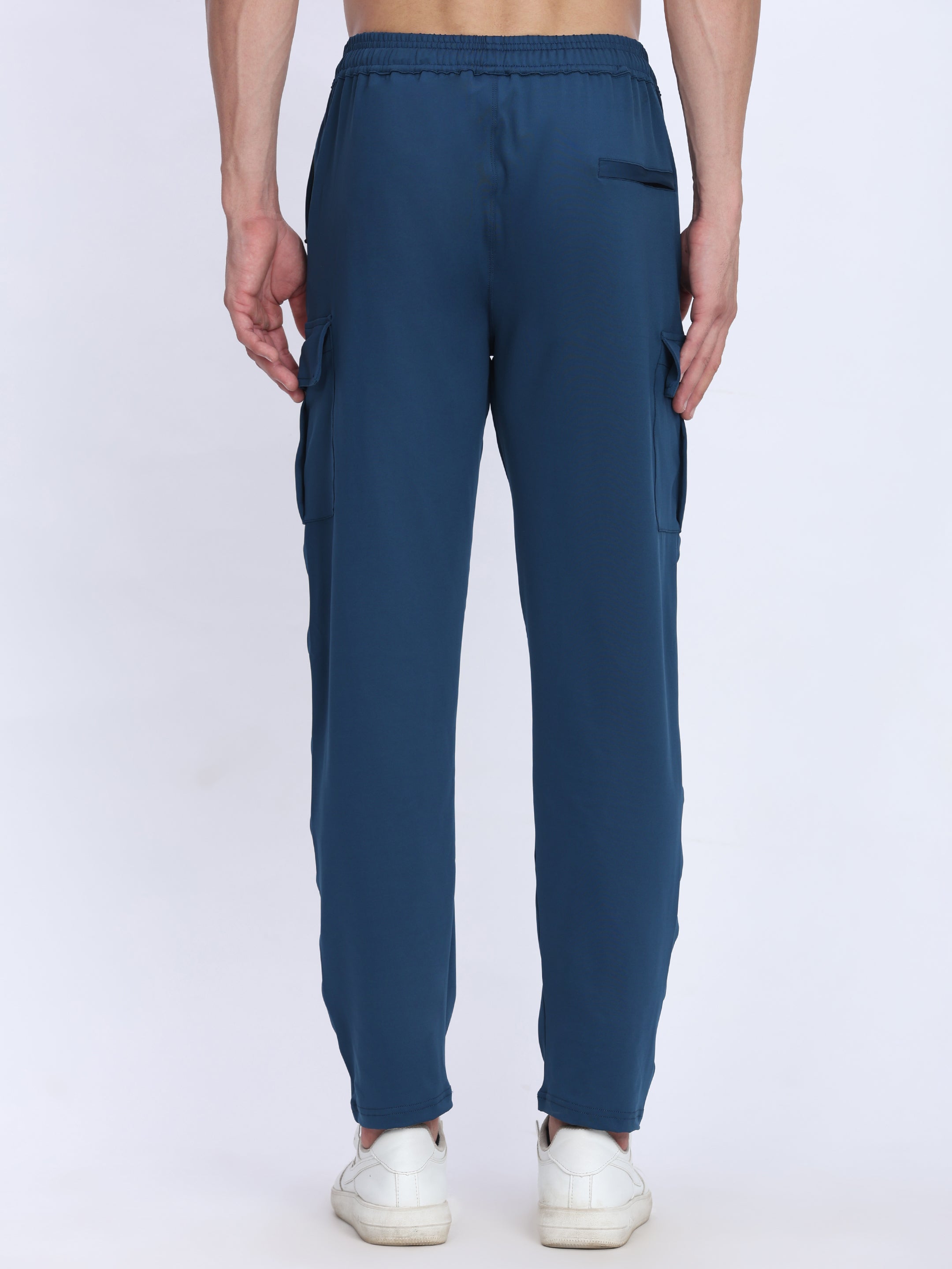Men's Hyper-Motion Cargo Track Pants – 4-Way Stretch Engineered for Peak Performance