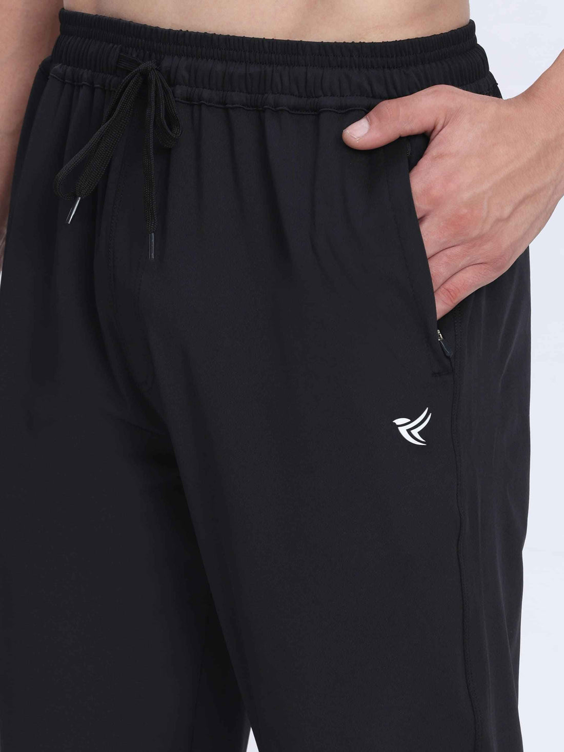 Dpassion Men Slim Joggers | Solid Black Premium Spandex - Dpassion