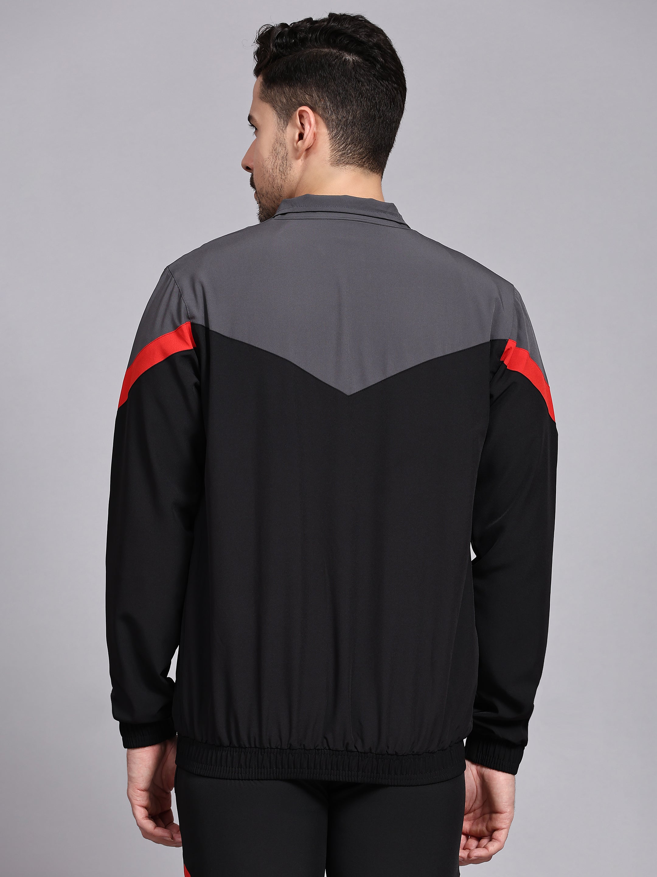 Dpassion Men Colorblock Zip Training Jacket Premium Gym Activewear - Dpassion