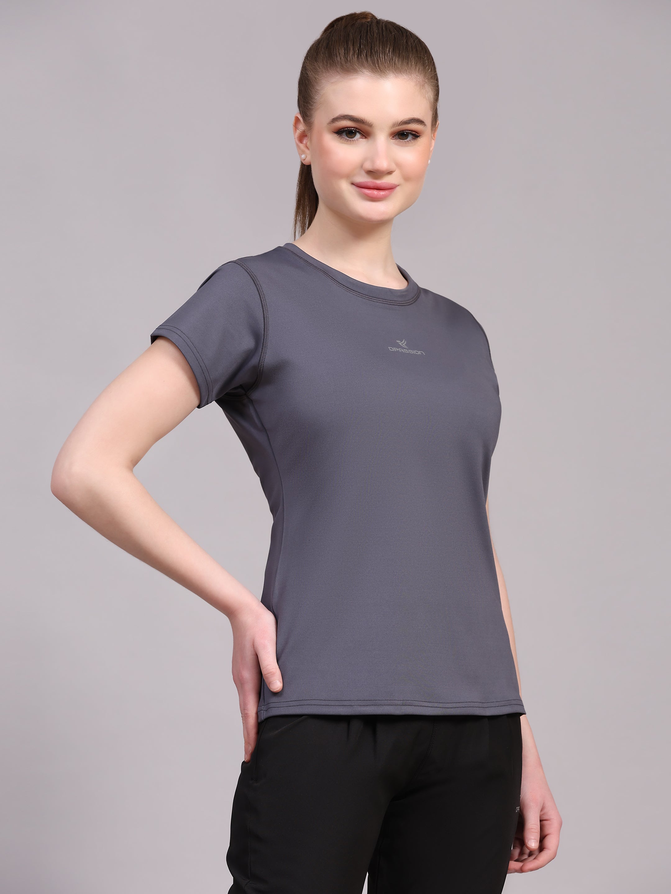 Imported Taiwan 4 way Lycra 190 GSM Women T-Shirt