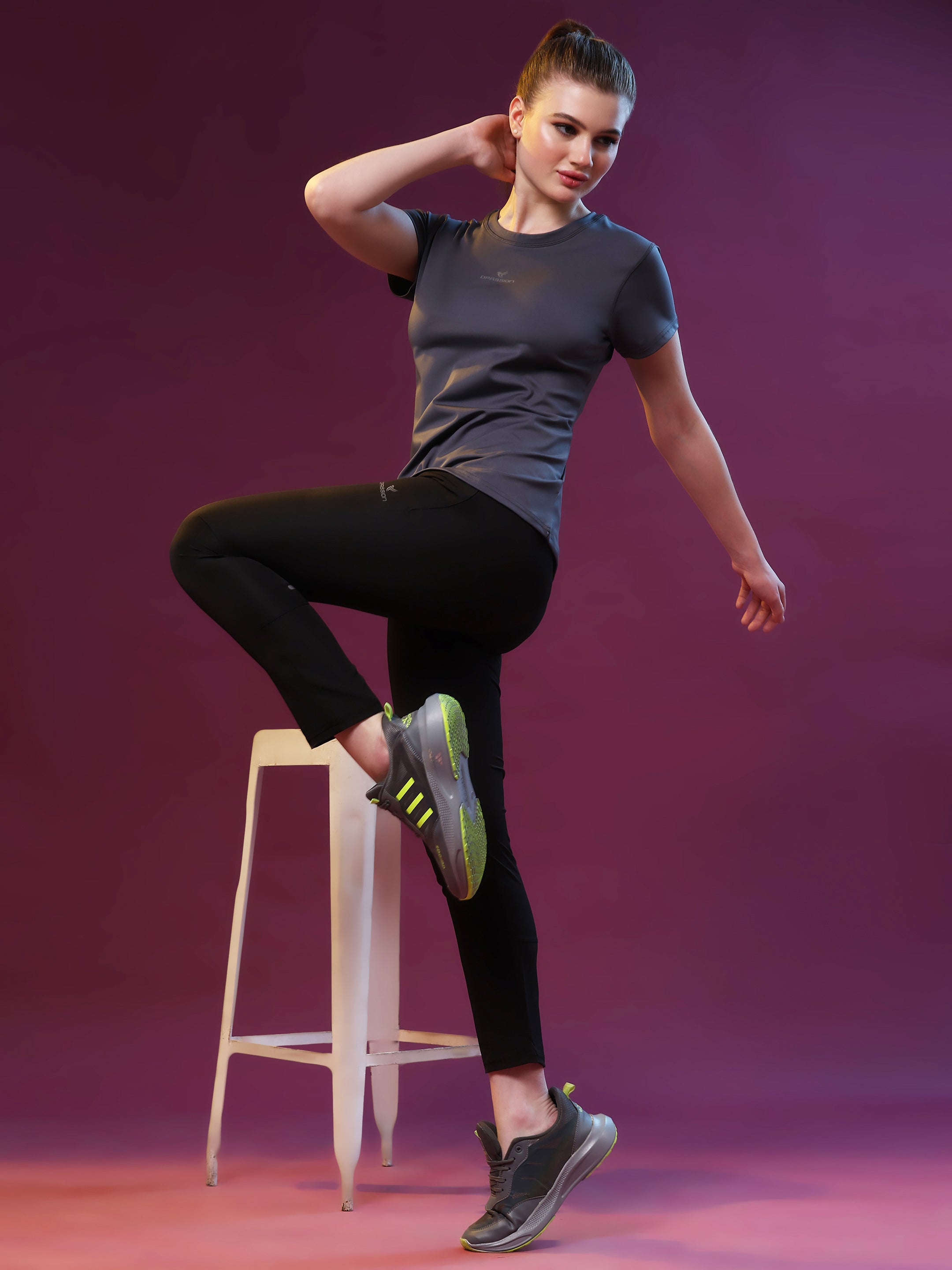 Imported Taiwan 4 way Lycra 190 GSM Women T-Shirt