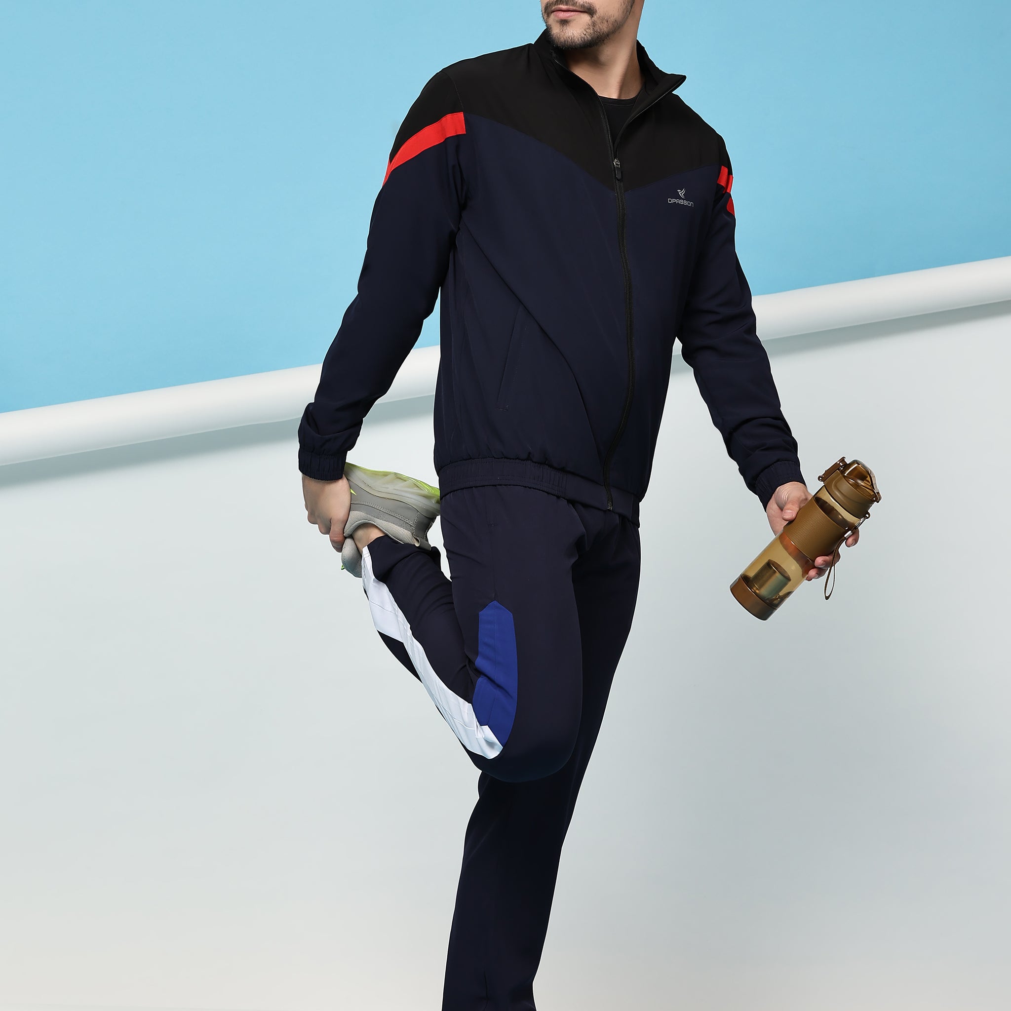 Men's Athletic Jacket with Breathable Mesh Lining