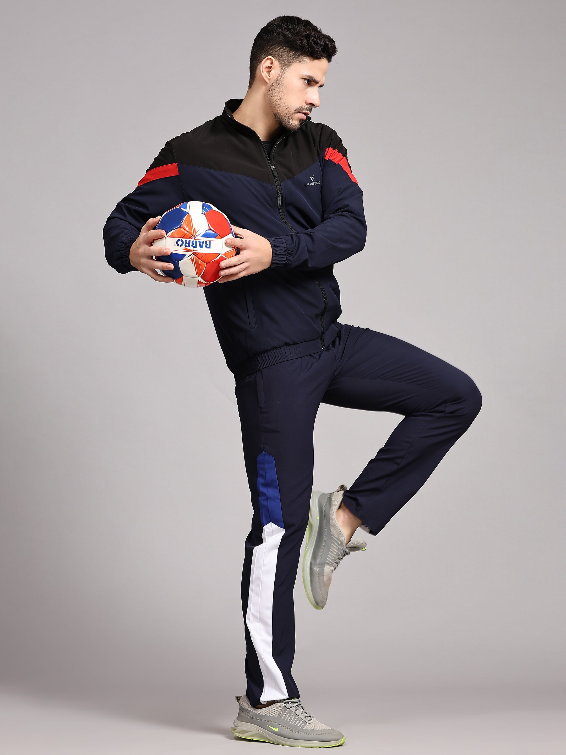Dpassion Men Colorblock Zip Jacket Premium Training Activewear - Dpassion