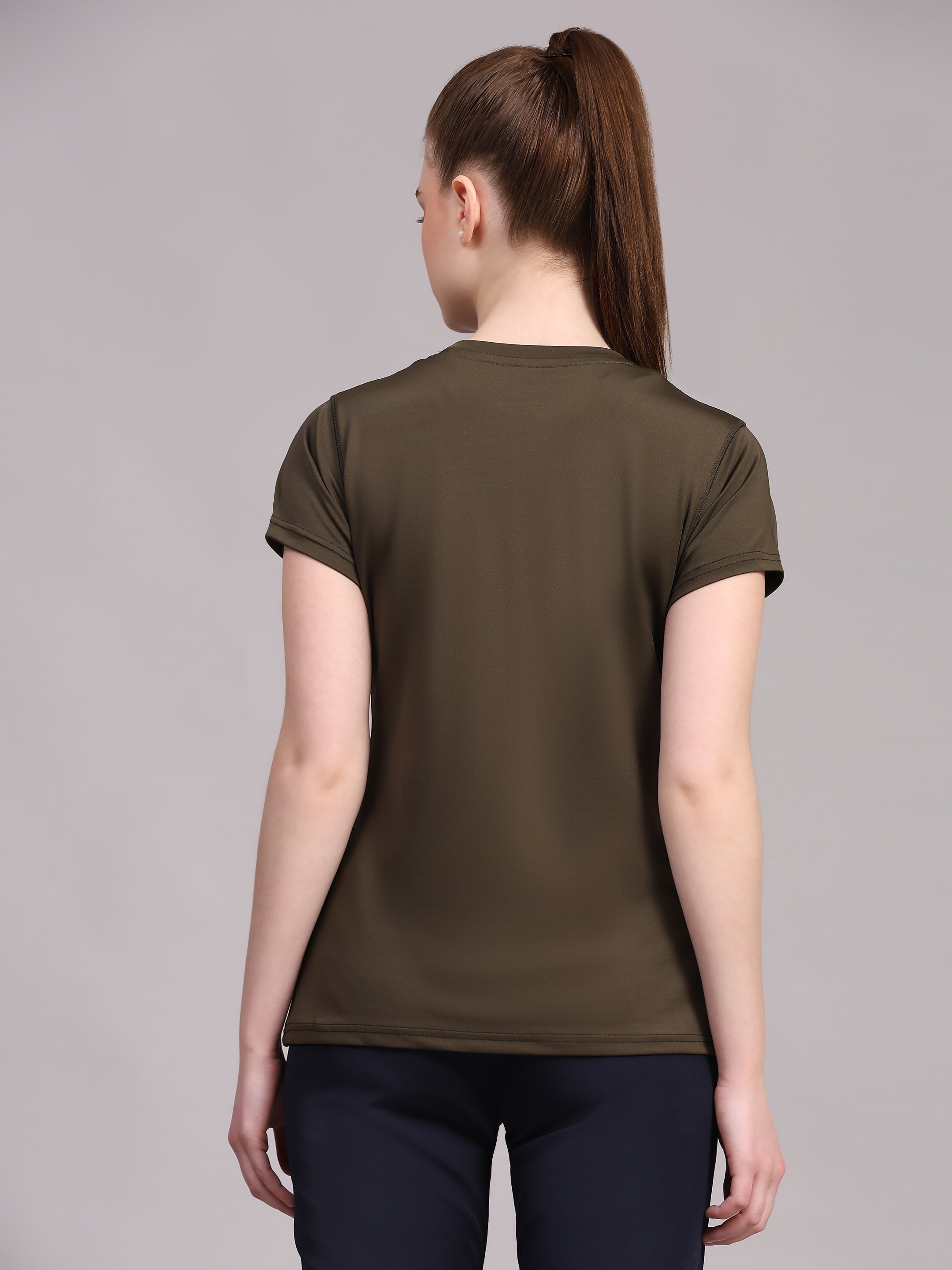 Imported Taiwan 4 way Lycra 190 GSM Women T-Shirt