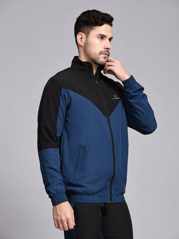 Dpassion Men Dual Tone Training Jacket Lightweight Performance Sportswear - Dpassion