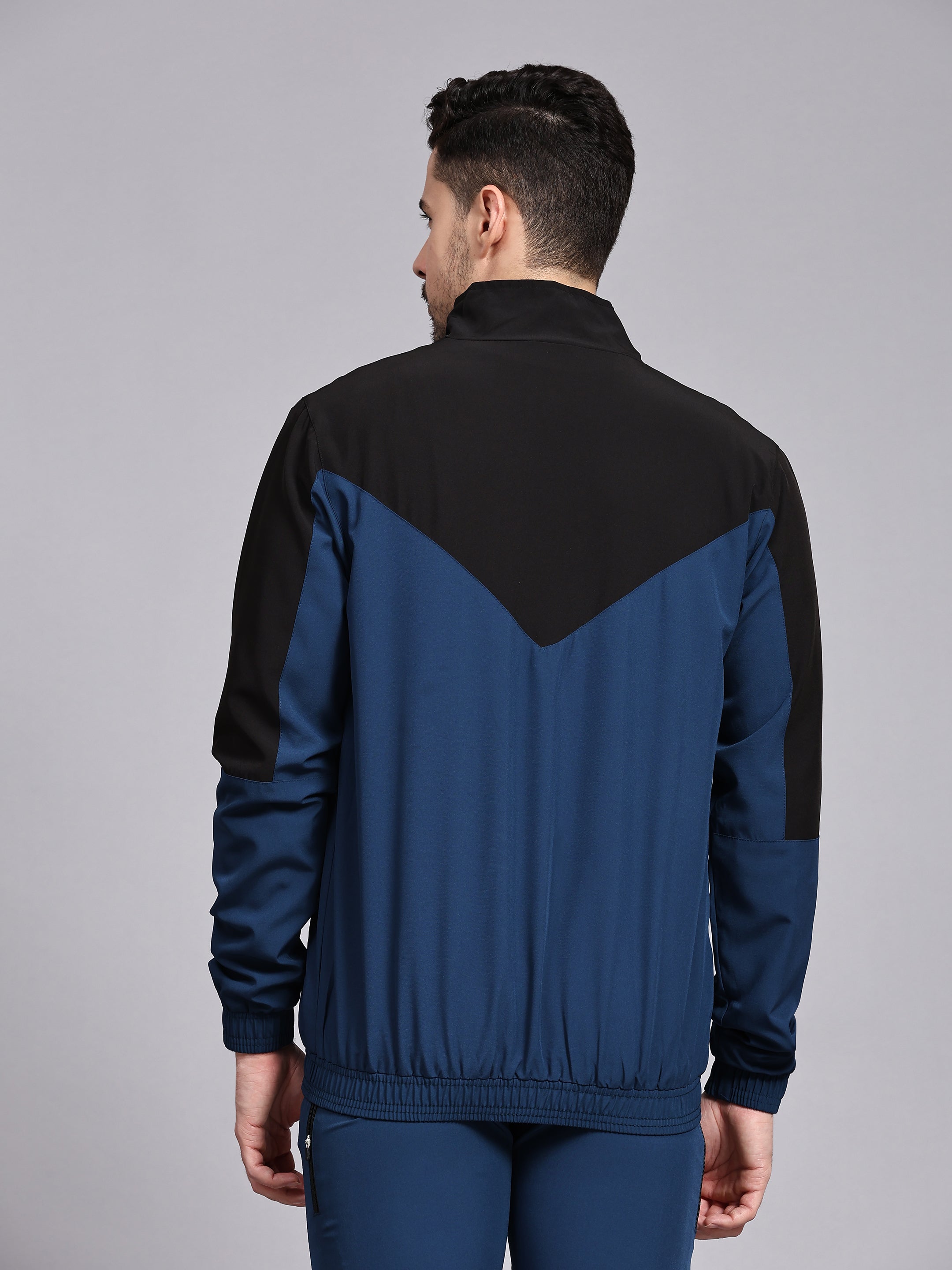 Dpassion Men Dual Tone Training Jacket Lightweight Performance Sportswear - Dpassion