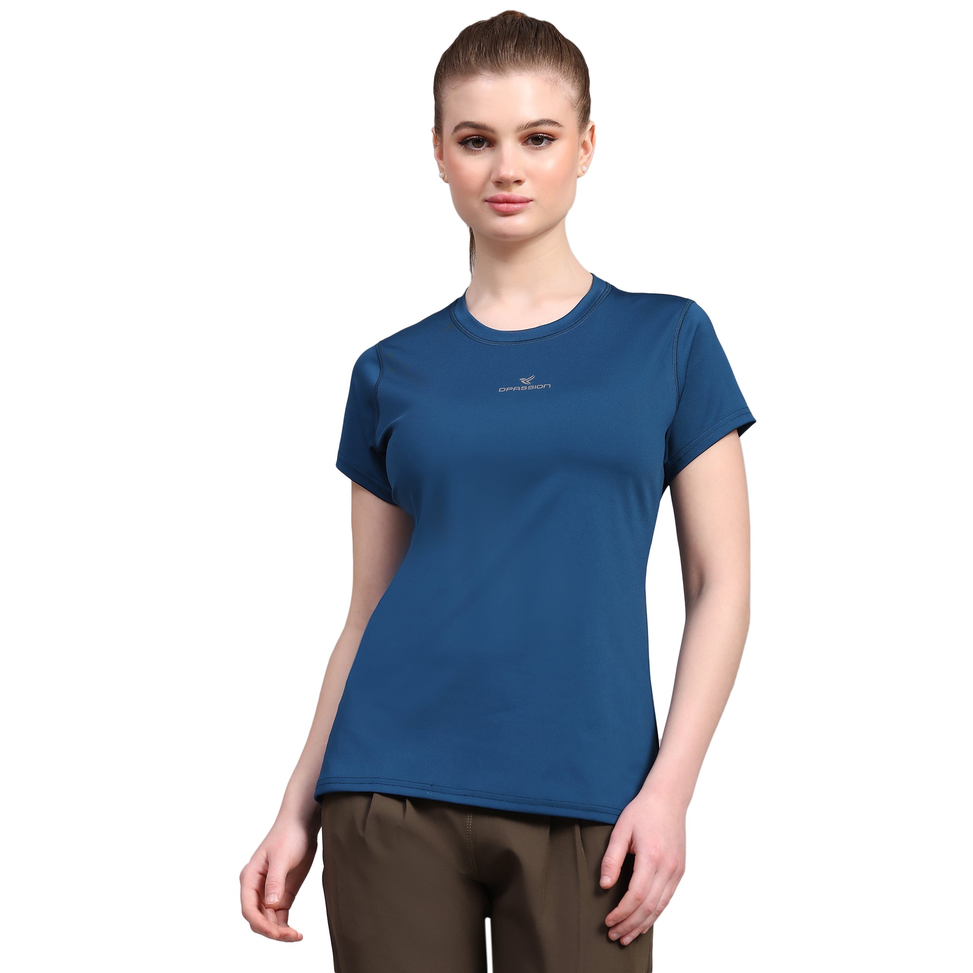 Imported Taiwan 4 way Lycra 190 GSM Women T-Shirt