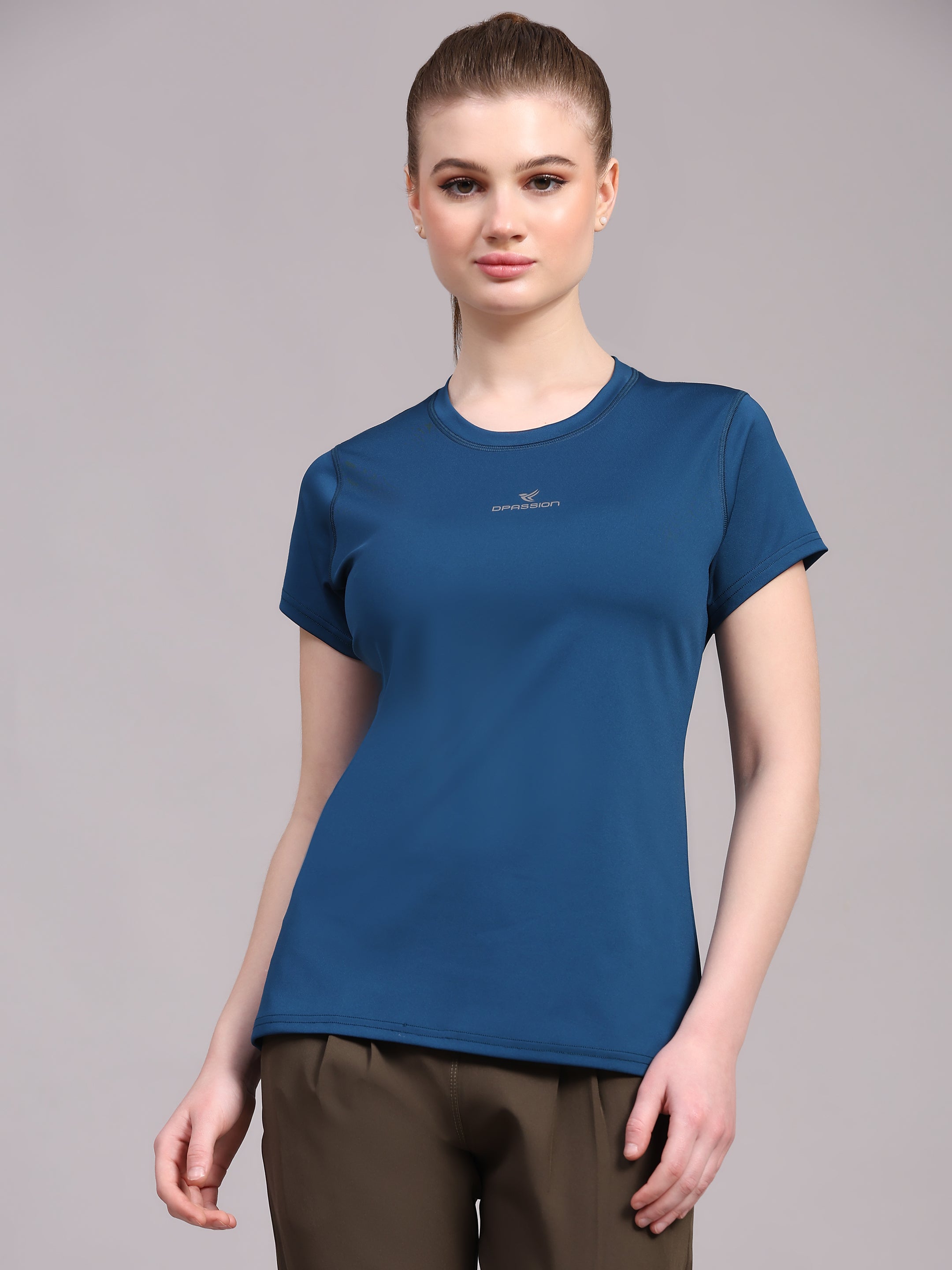 Imported Taiwan 4 way Lycra 190 GSM Women T-Shirt