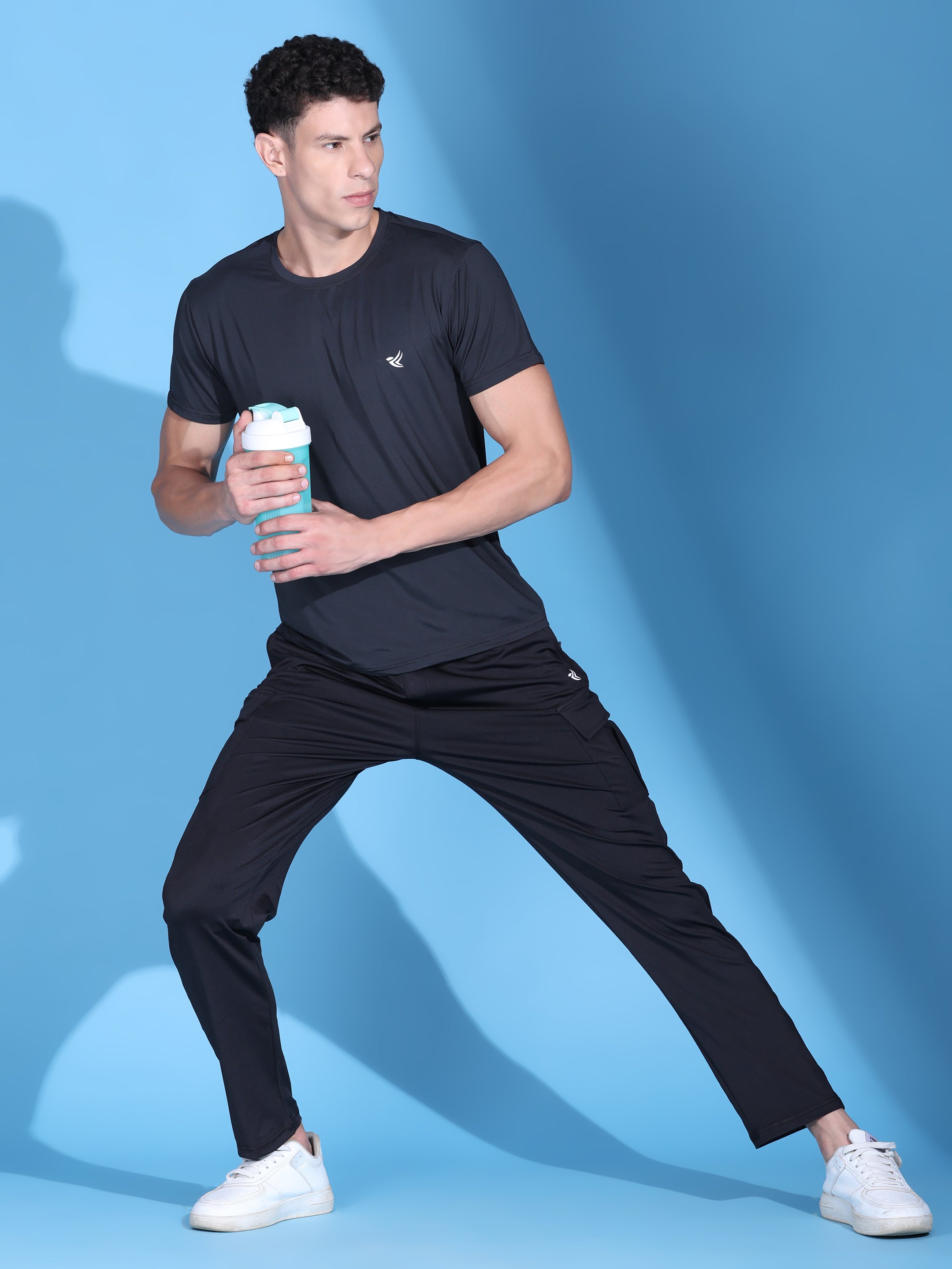 Men's Hyper-Motion Cargo Track Pants – 4-Way Stretch Engineered for Peak Performance