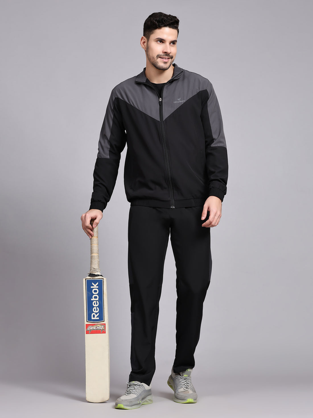 Men's Athletic Tracksuit with Breathable Mesh Lining