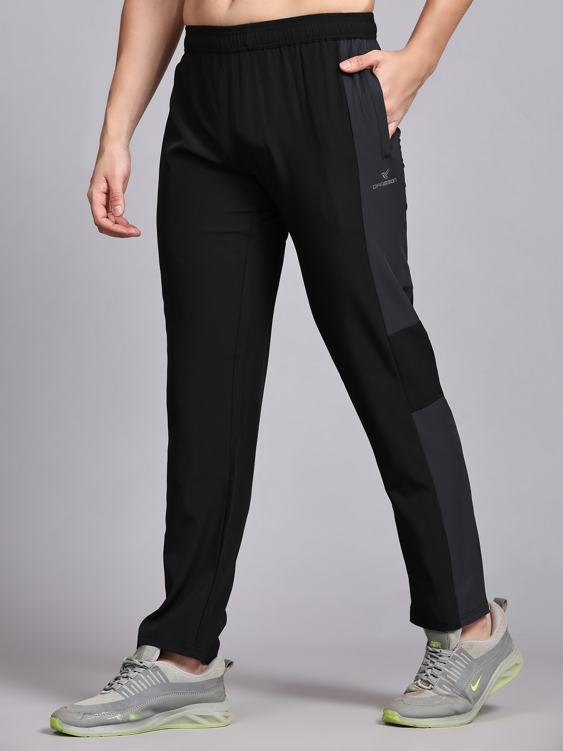 Dpassion Men's Gym Track Pants - Stretch Workout Activewear Bottoms for Ultimate Performance