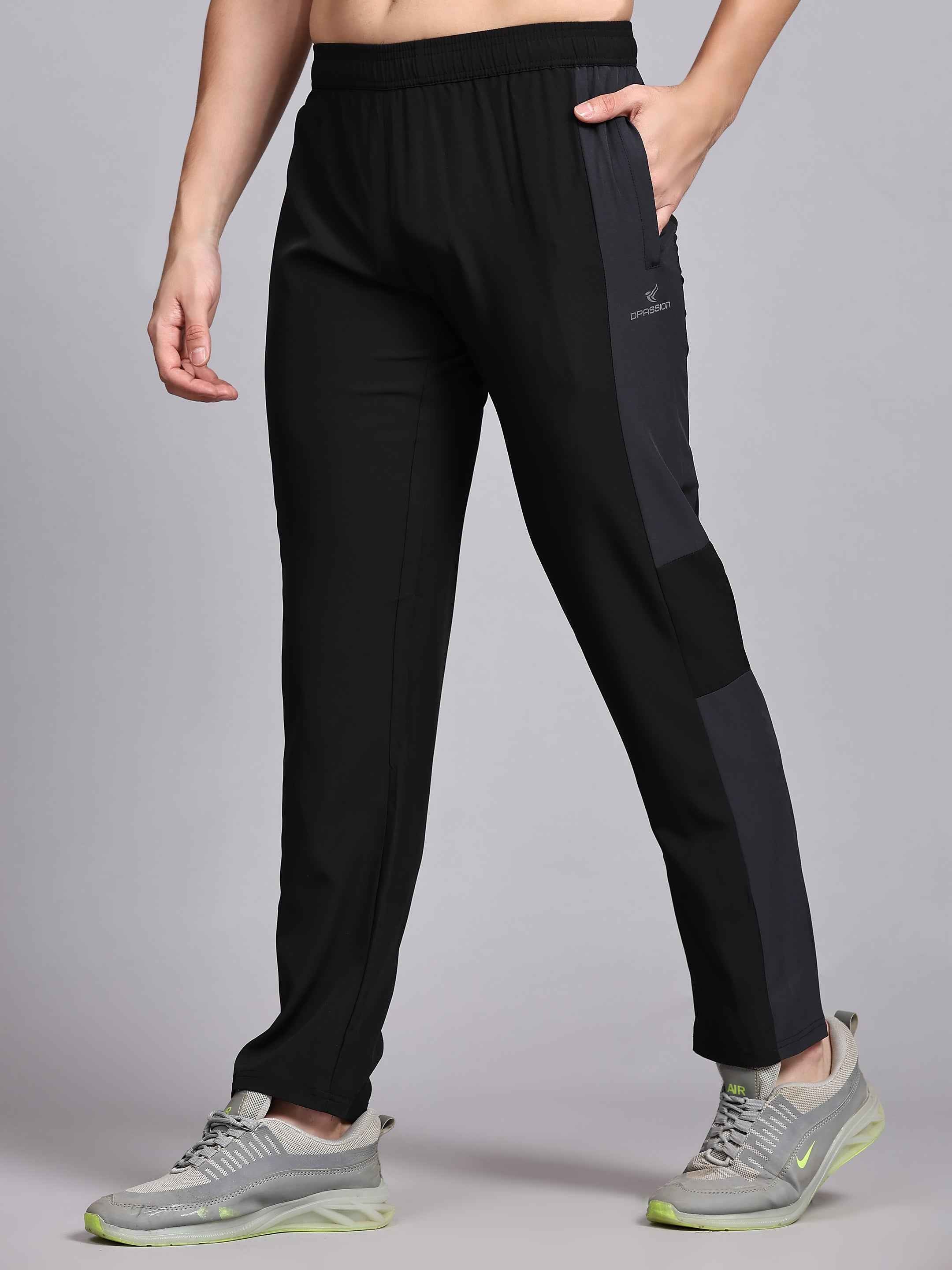 Dpassion Men's Gym Track Pants - Stretch Workout Activewear Bottoms for Ultimate Performance