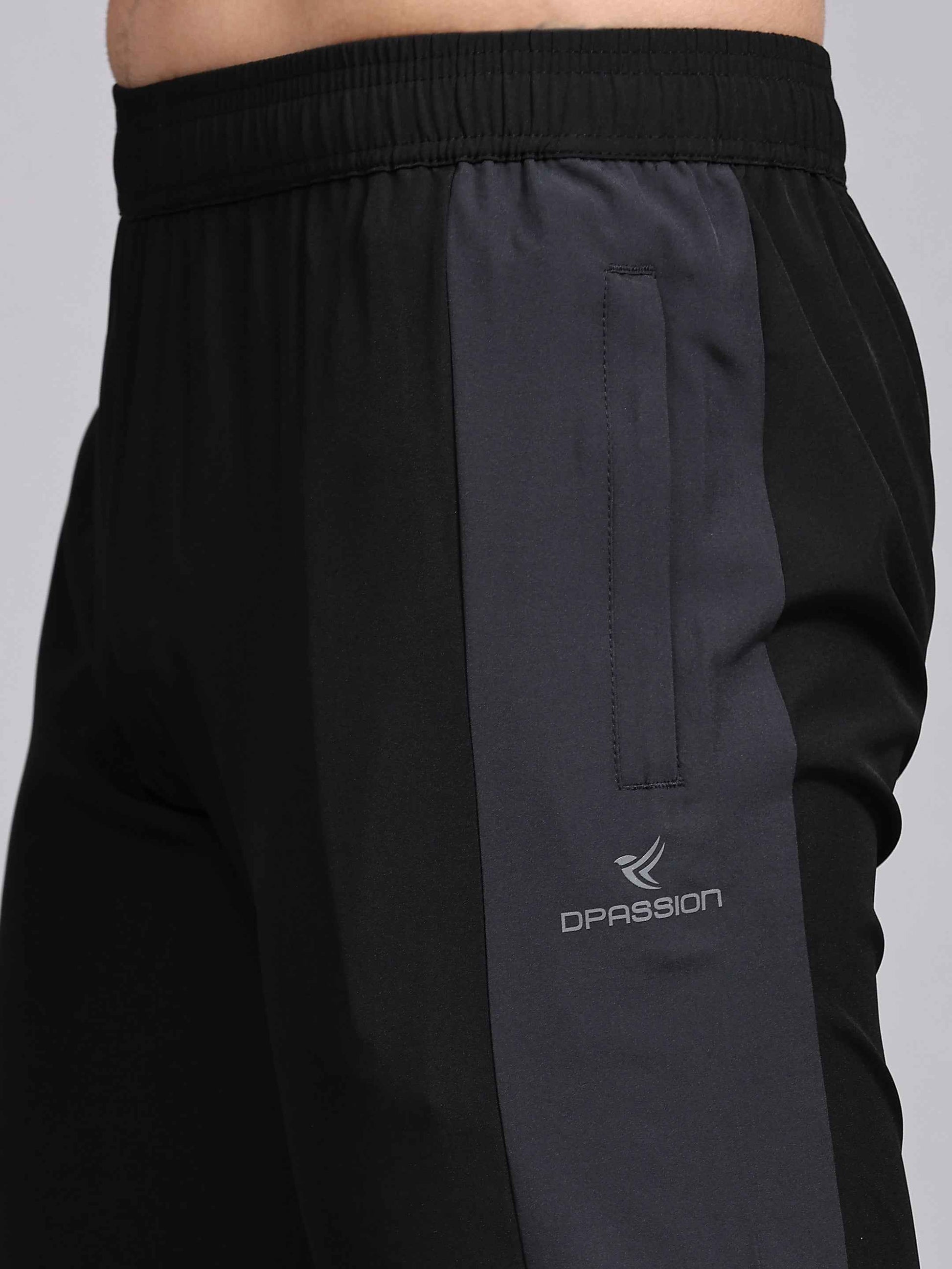 Dpassion Men's Gym Track Pants - Stretch Workout Activewear Bottoms