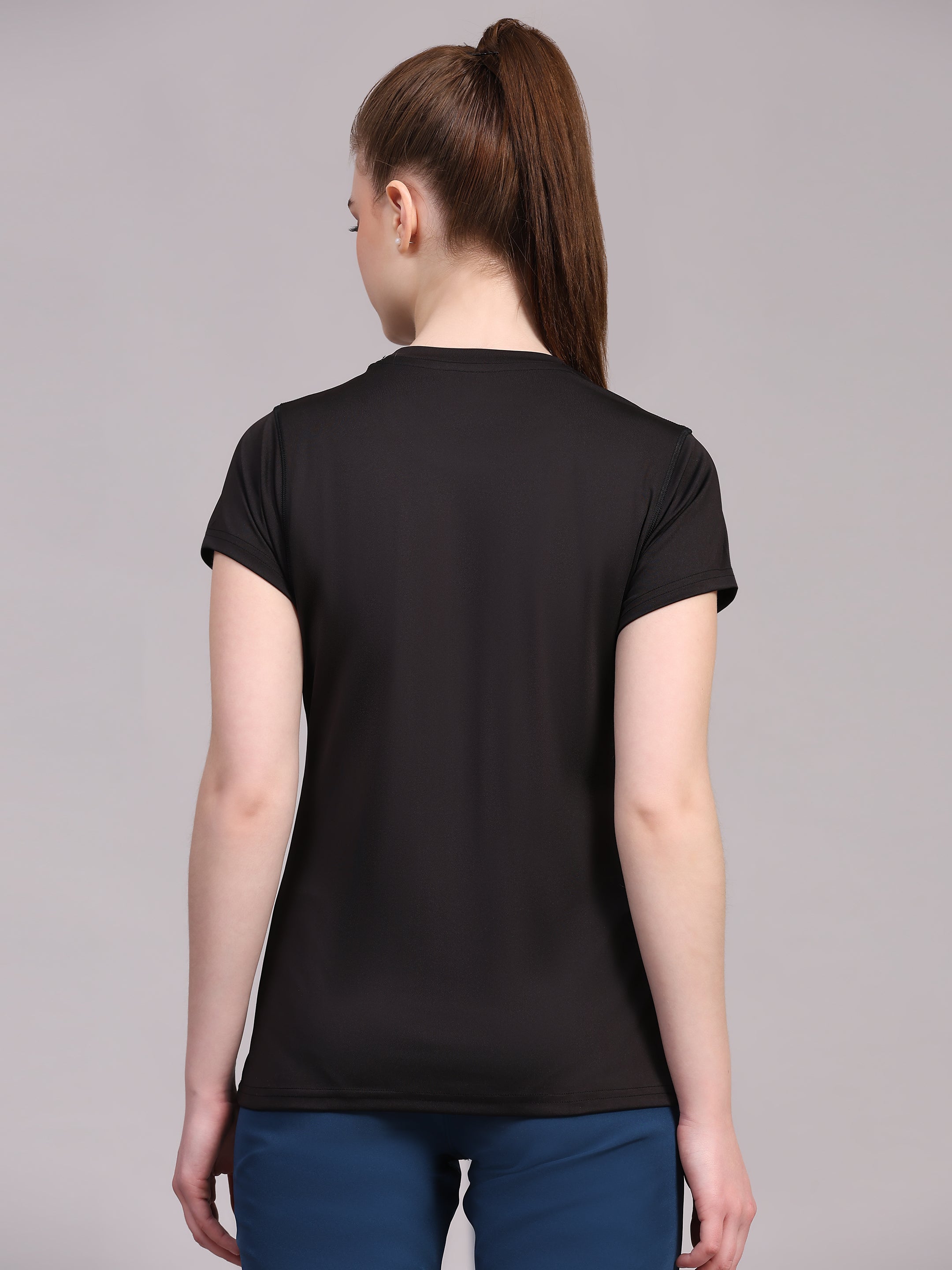 Imported Taiwan 4 way Lycra 190 GSM Women T-Shirt