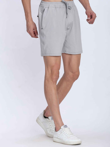 Dpassion Men Training Shorts Light Grey Quick Dry Activewear