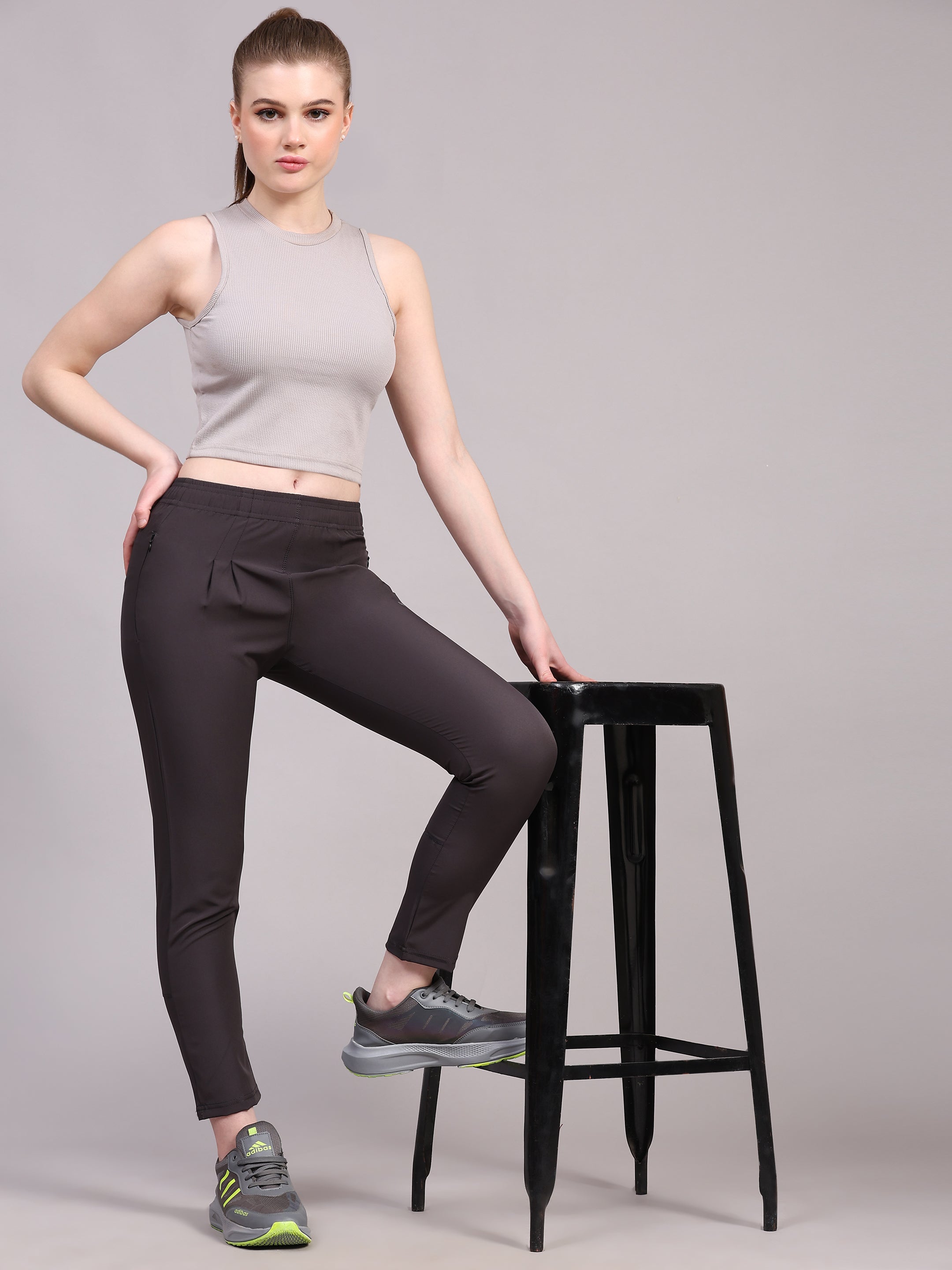 Imported NS Lycra 150 GSM Women Track Pants