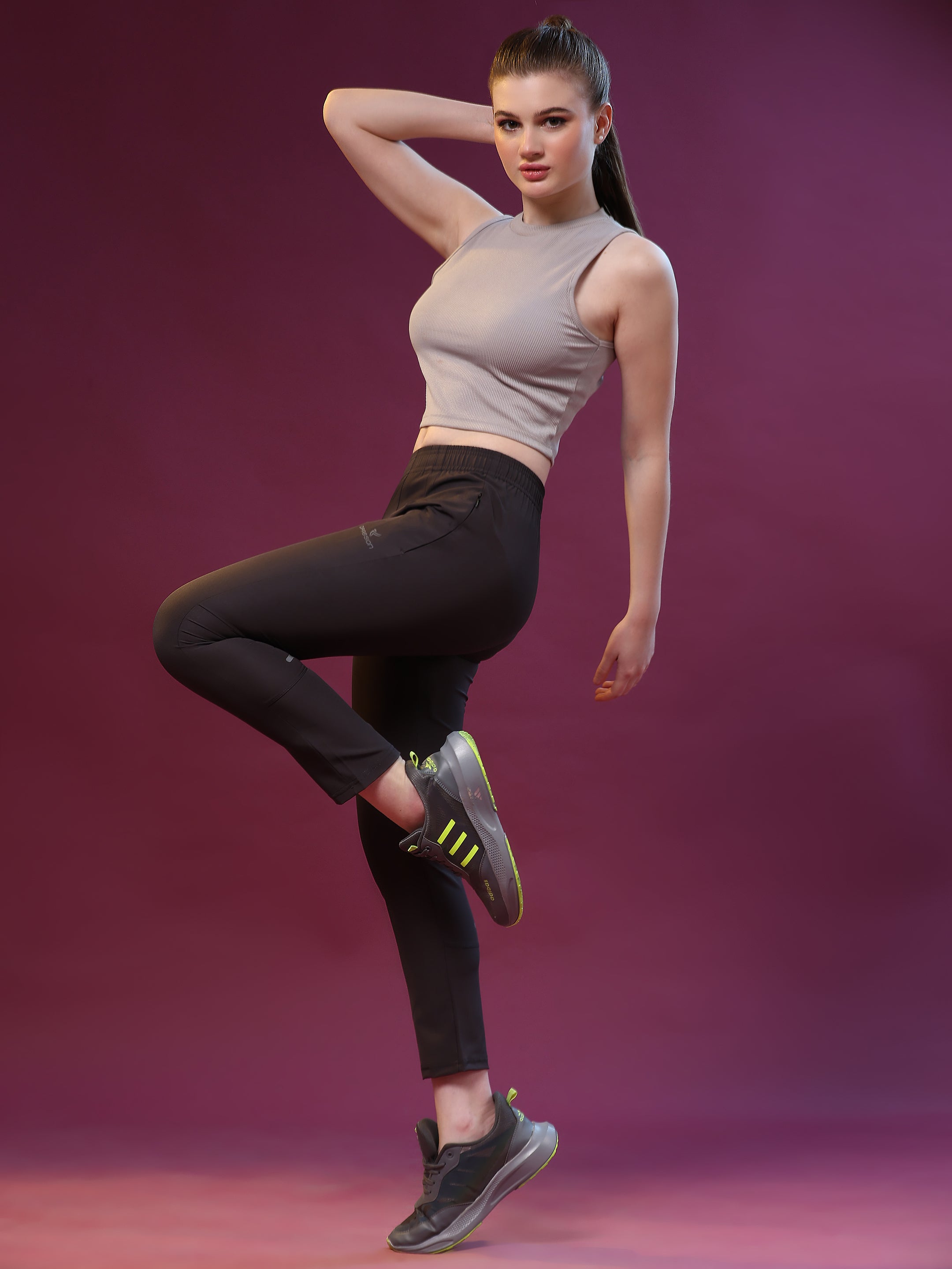 Imported NS Lycra 150 GSM Women Track Pants