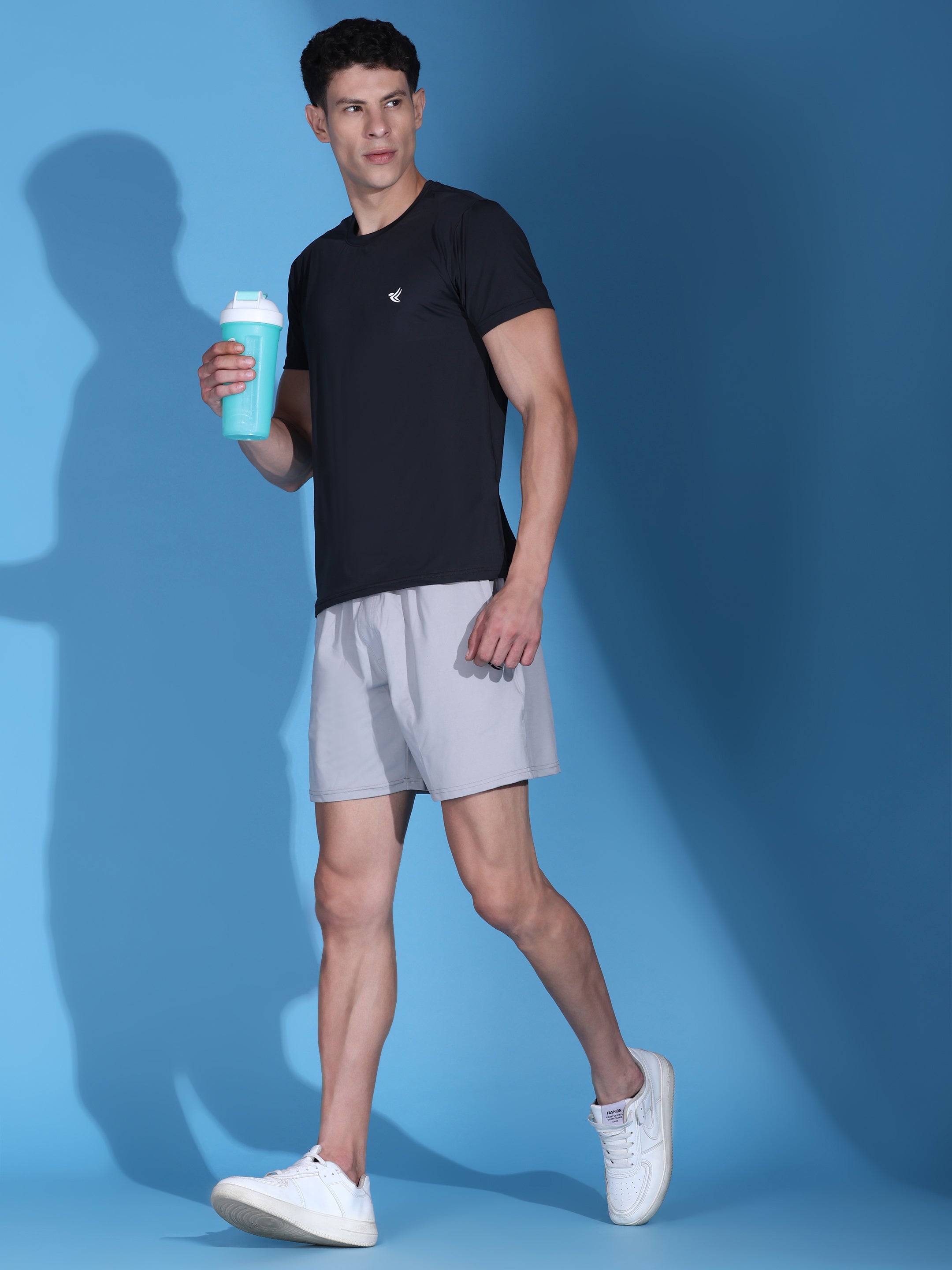 Men's Athletic Performance Shorts - 4-Way Stretch with Moisture-Wicking Fabric