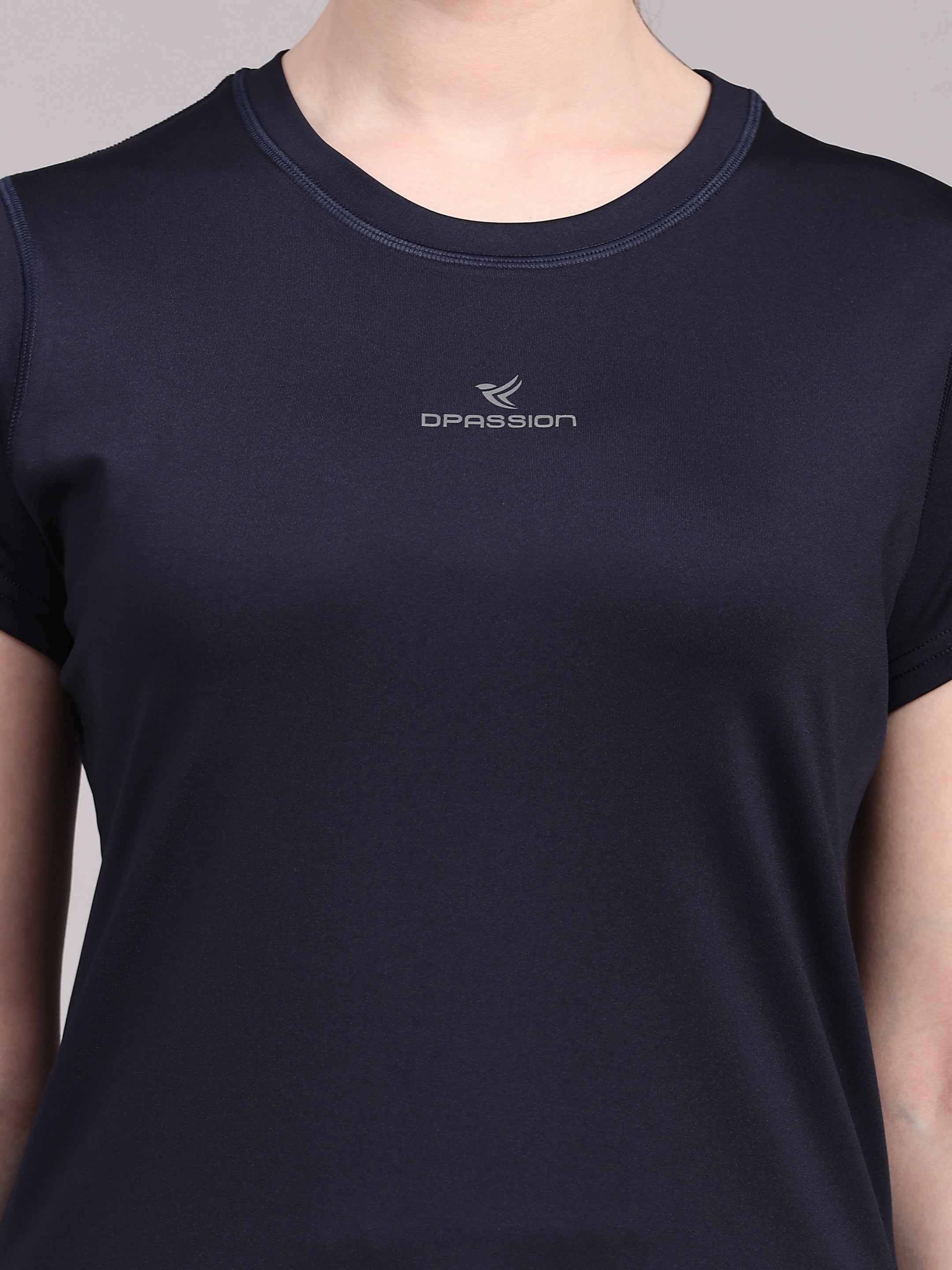 Dpassion Women CoreFlex Midnight Navy Essential Performance T-Shirt
