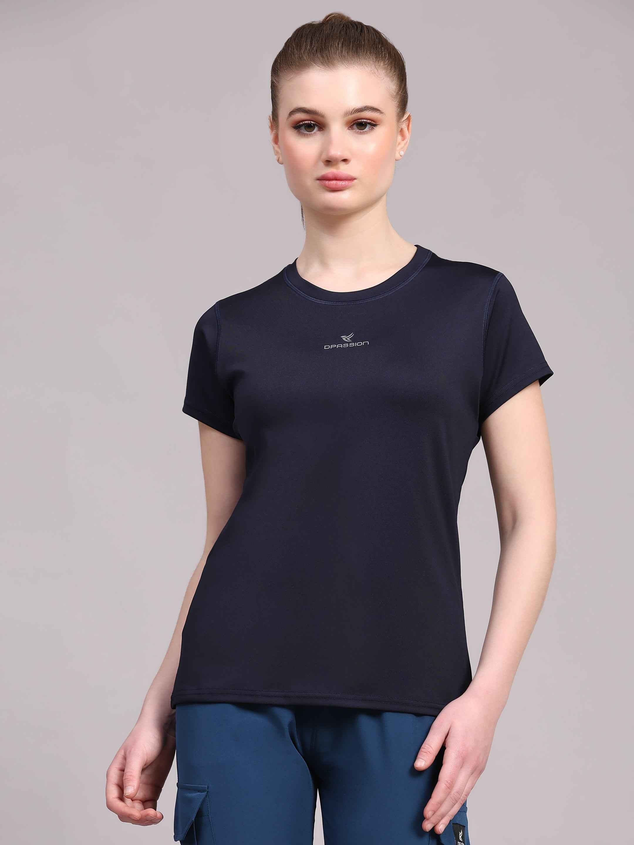 Dpassion Women CoreFlex Midnight Navy Essential Performance T-Shirt