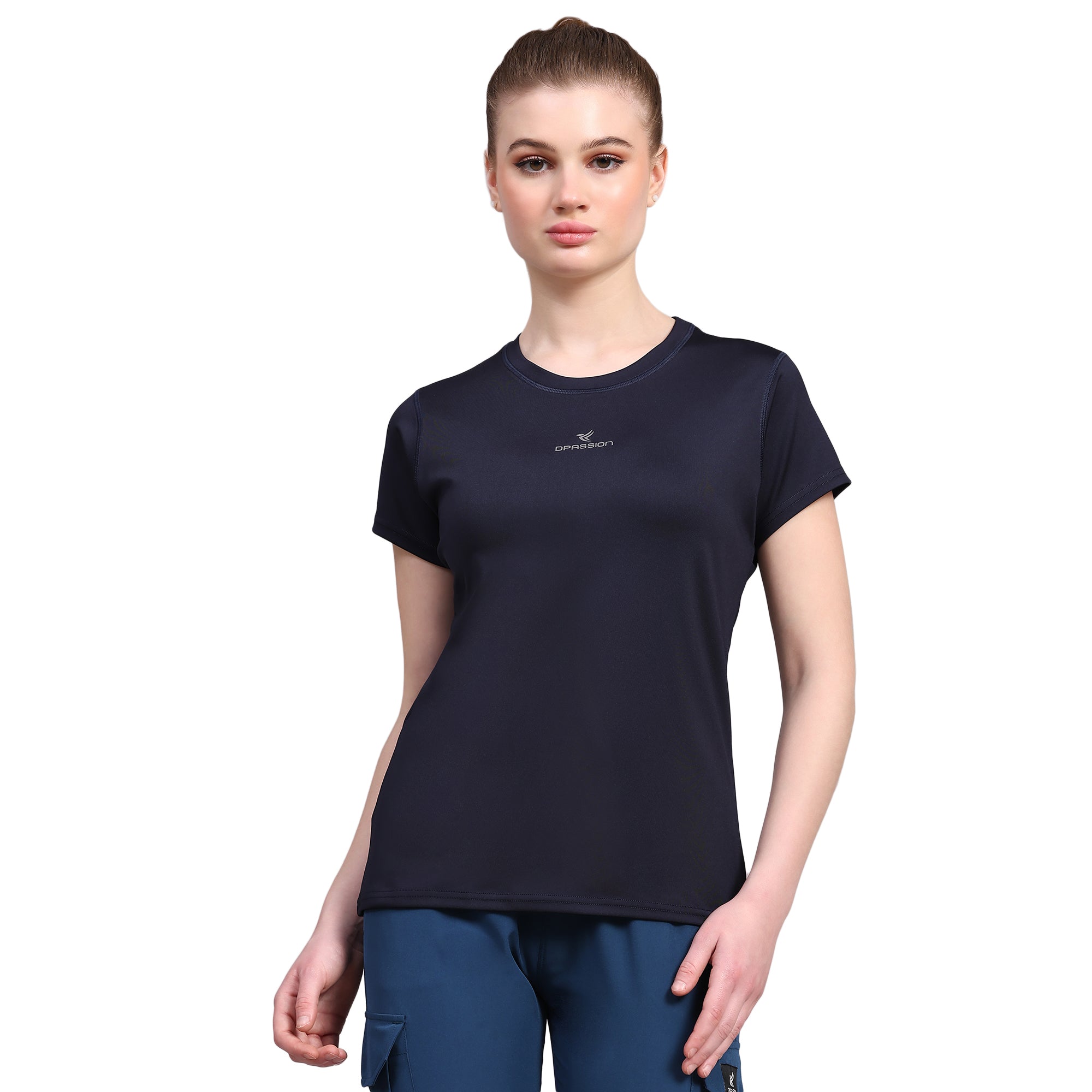 Imported Taiwan 4 way Lycra 190 GSM Women T-Shirt
