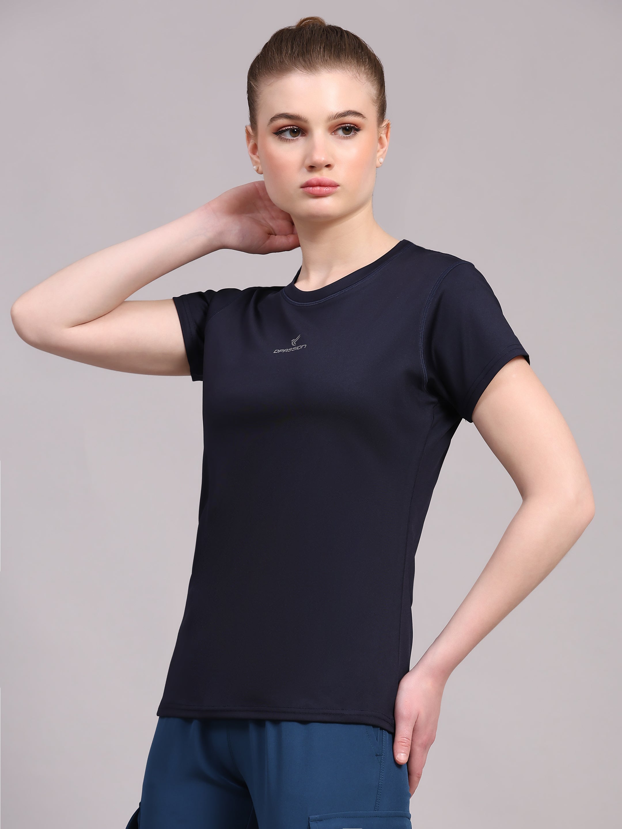 Imported Taiwan 4 way Lycra 190 GSM Women T-Shirt