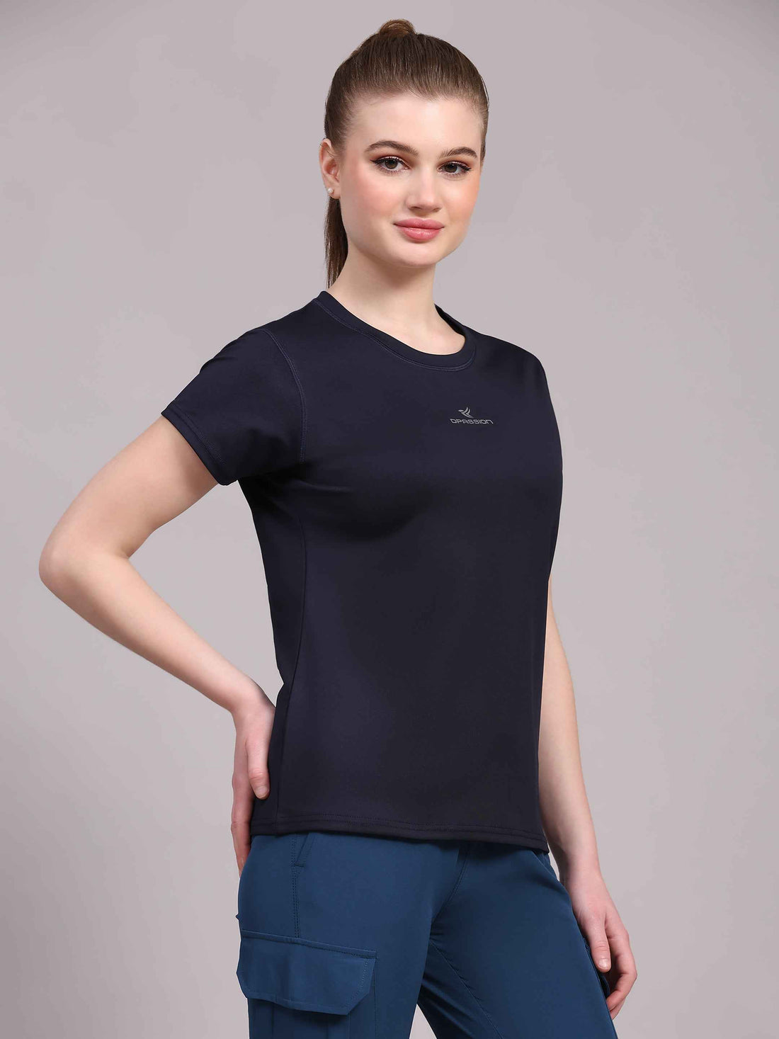 Dpassion Women CoreFlex Midnight Navy Essential Performance T-Shirt