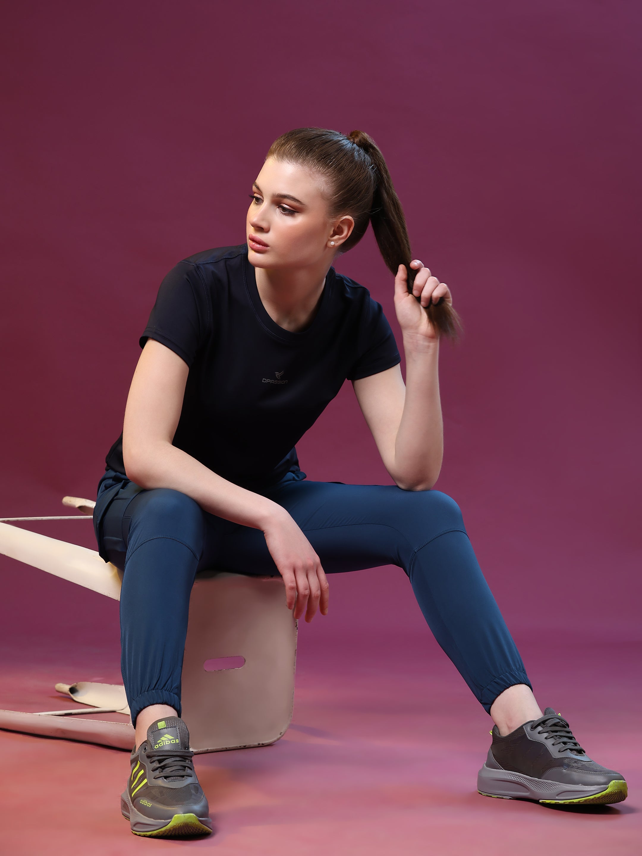Imported Taiwan 4 way Lycra 190 GSM Women T-Shirt