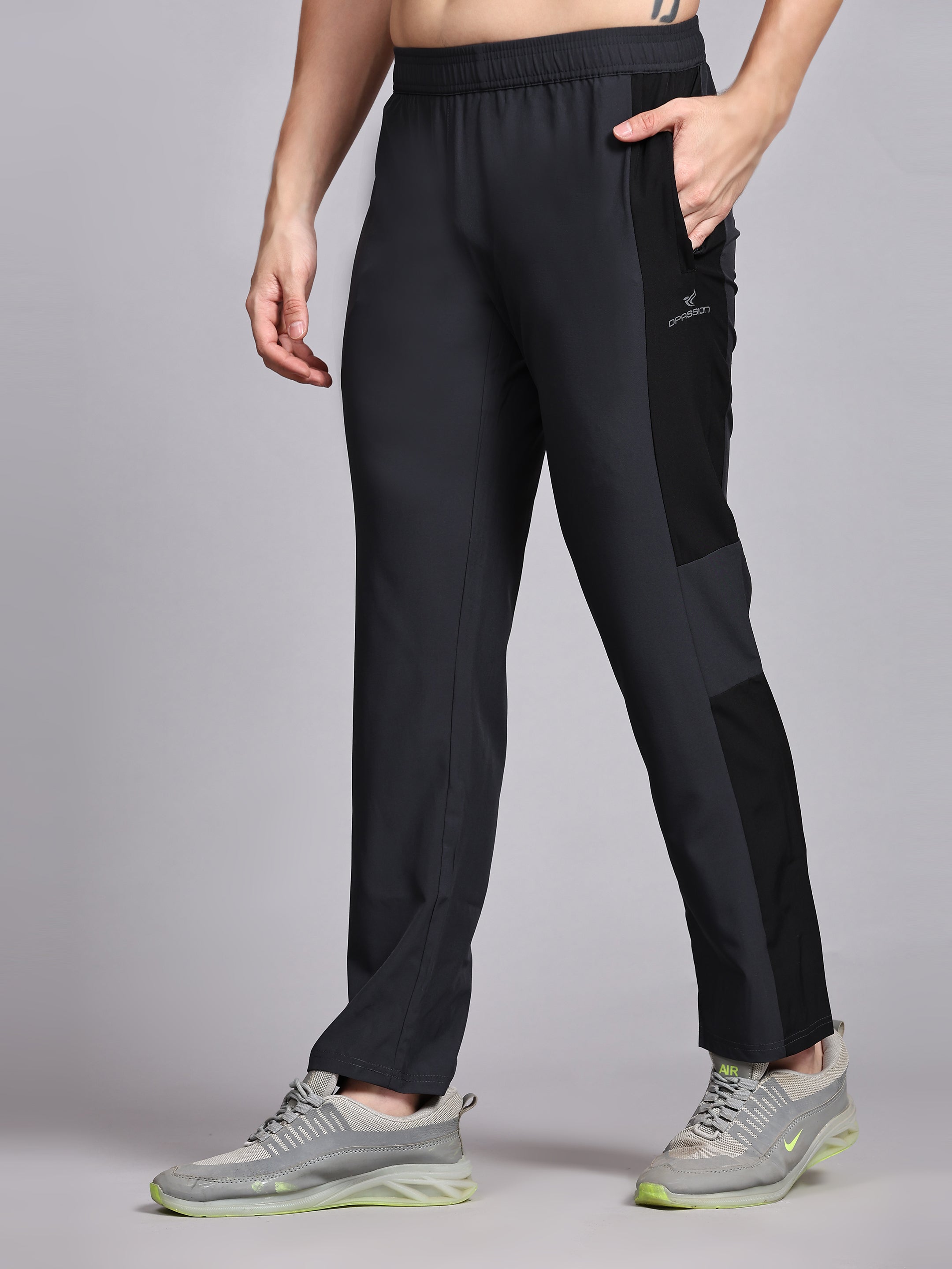 NS Lycra 150 GSM Gym Track Pant For Men