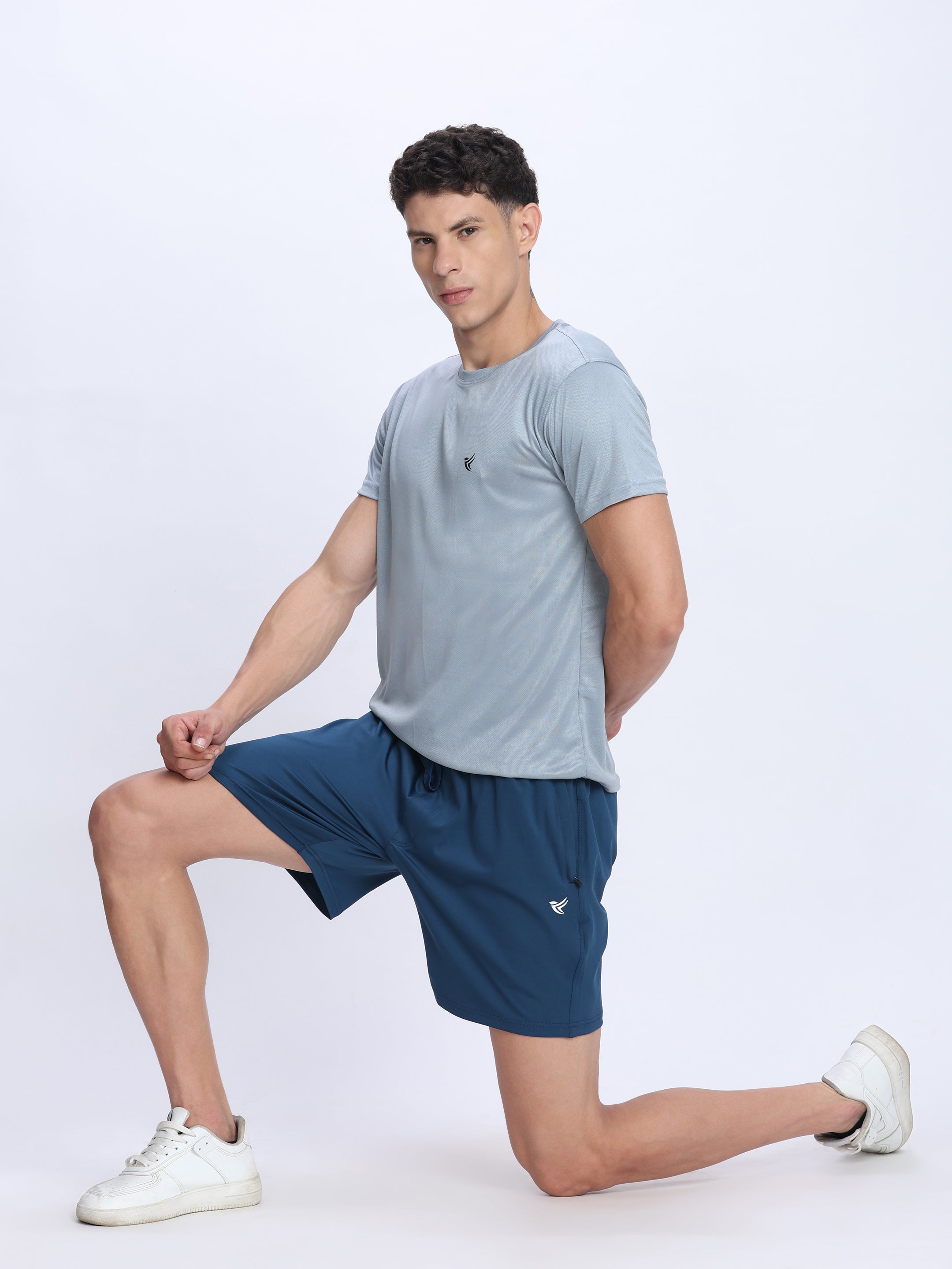 Men's Athletic Performance Shorts - 4-Way Stretch with Moisture-Wicking Fabric