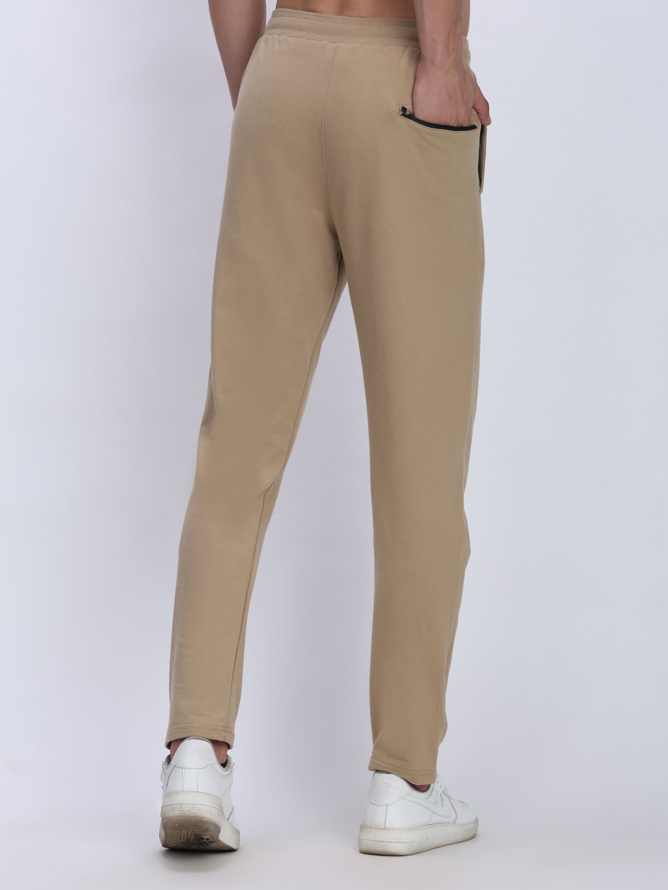 Men's Premium Cotton Terry Track Pant | Cozy Stretch Fit for Gym & Casual.