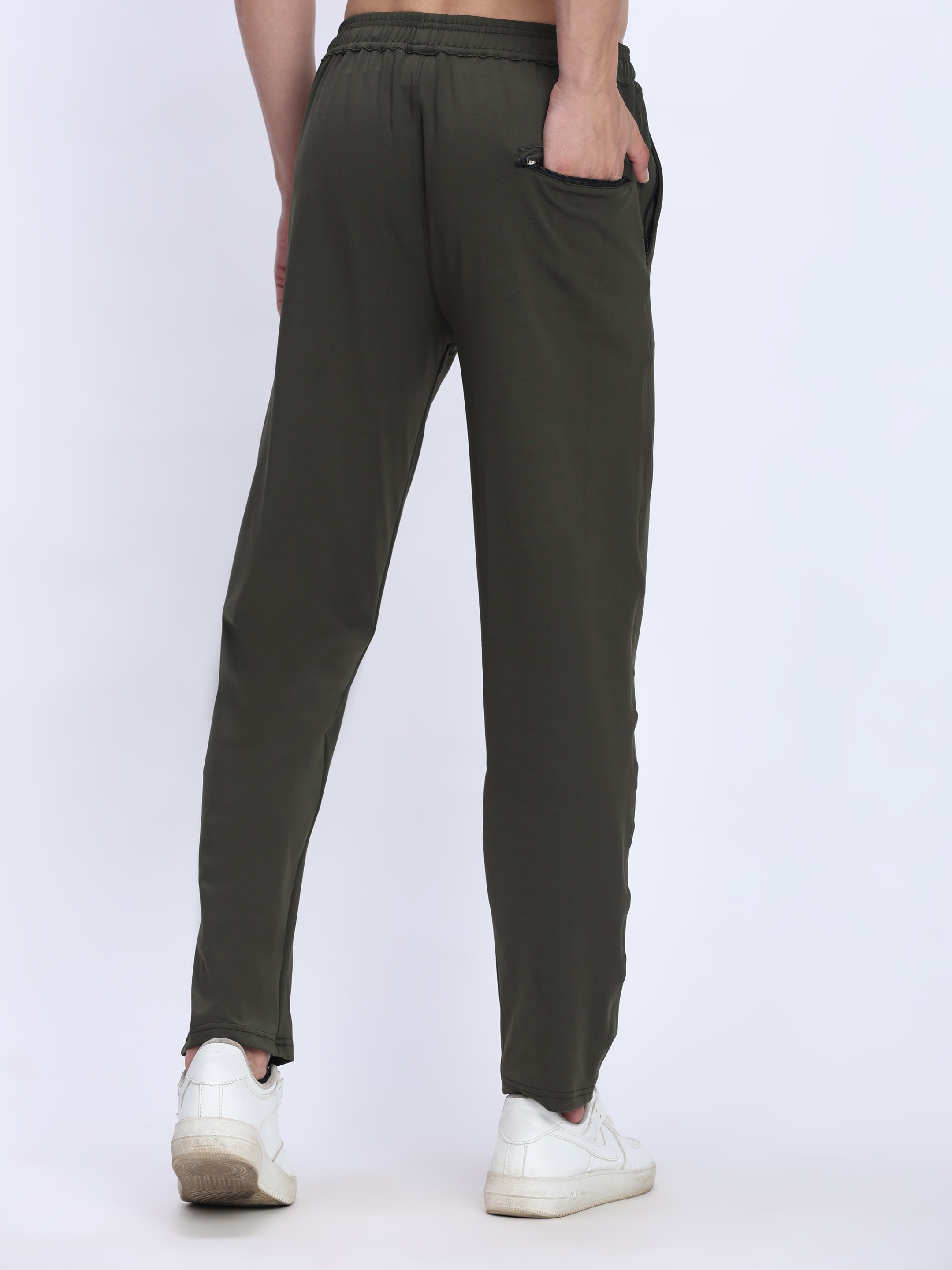 Men's Hyper-Flex Training Track Pant | Adaptive Drawstring, Zip Pockets & Premium Spandex Comfort