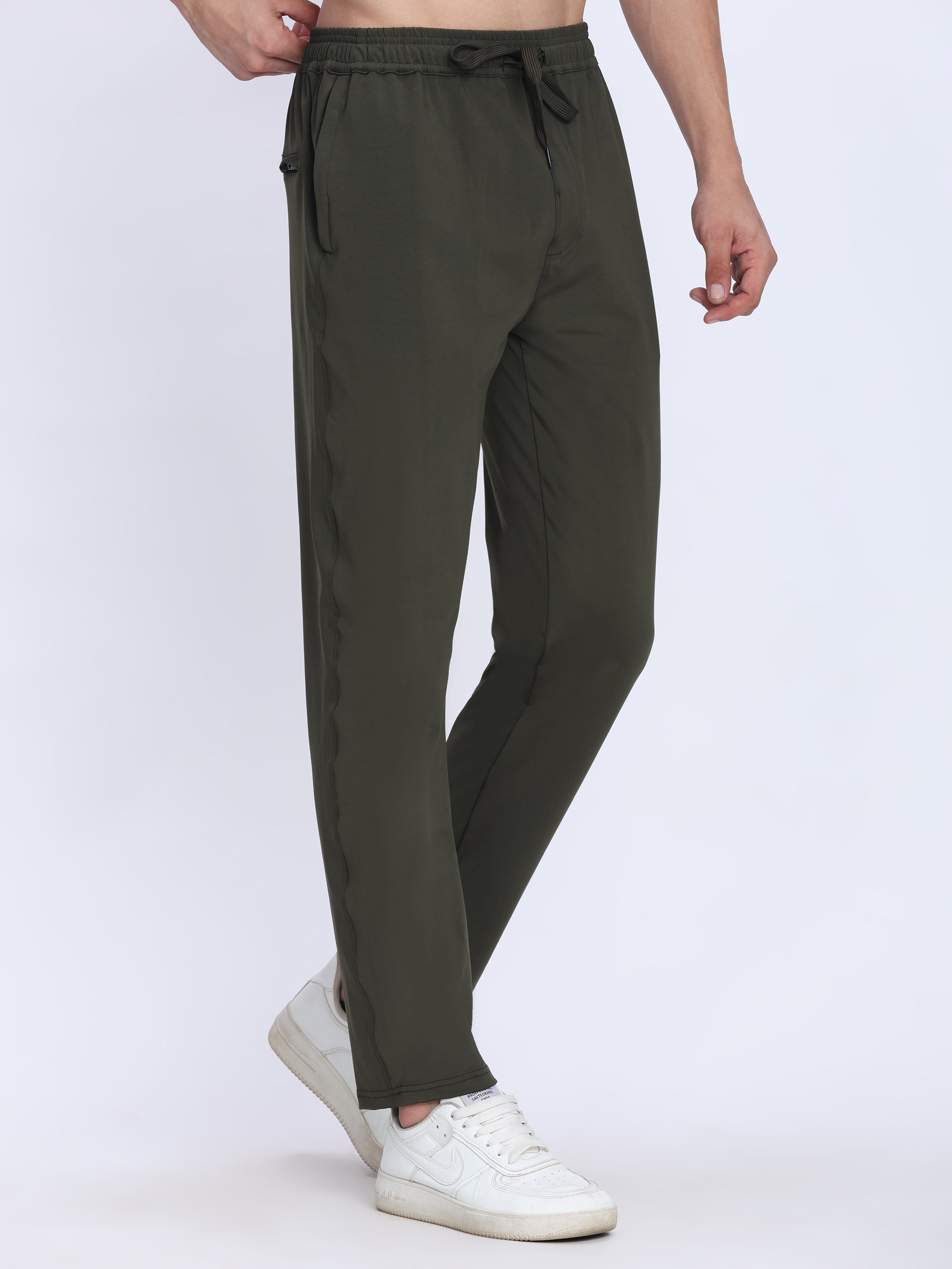 Men's Hyper-Flex Training Track Pant | Adaptive Drawstring, Zip Pockets & Premium Spandex Comfort